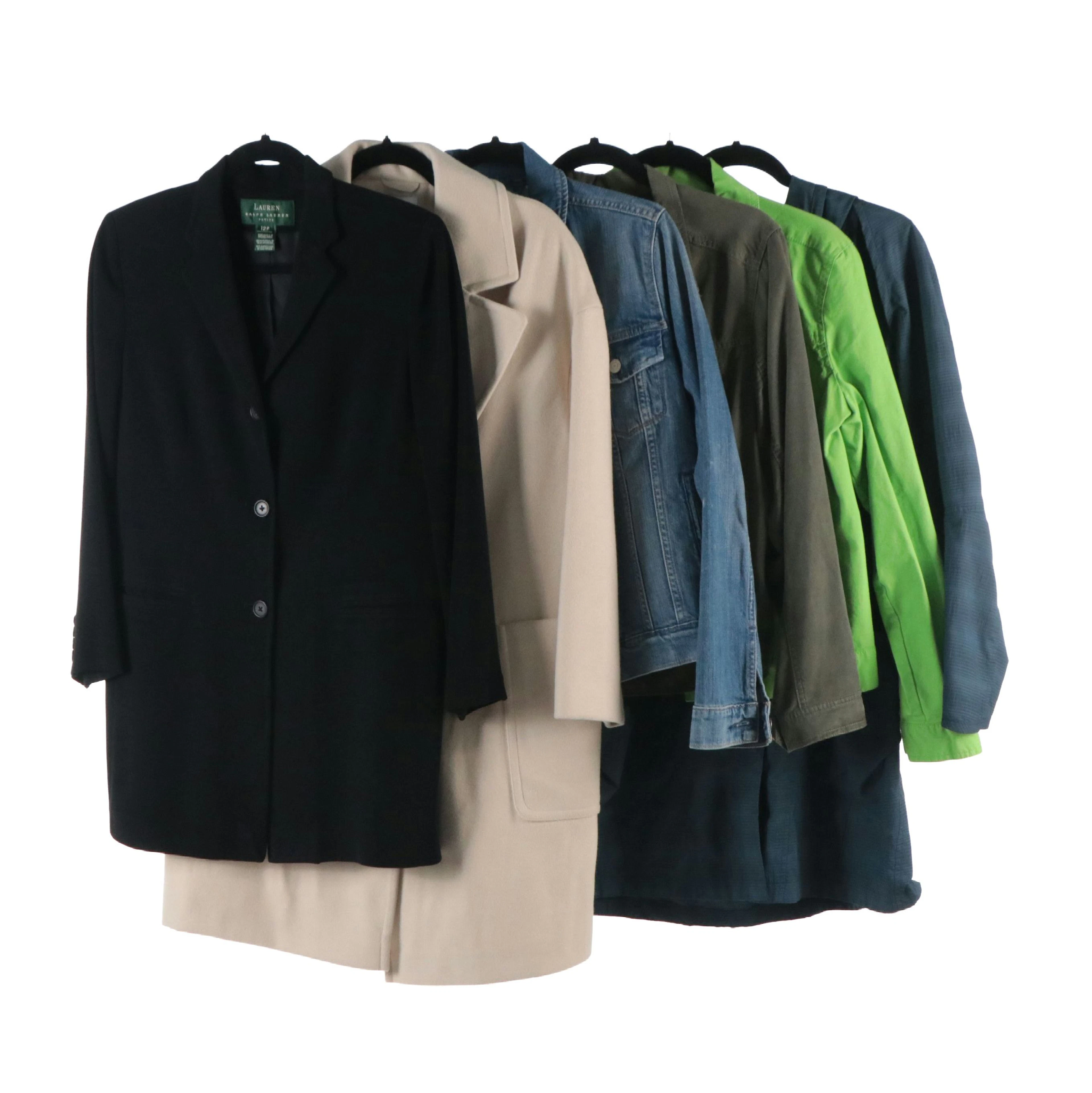 Lauren Ralph Lauren Blazer, Topshop Overcoat, Levi Strauss & Co. Jacket & More