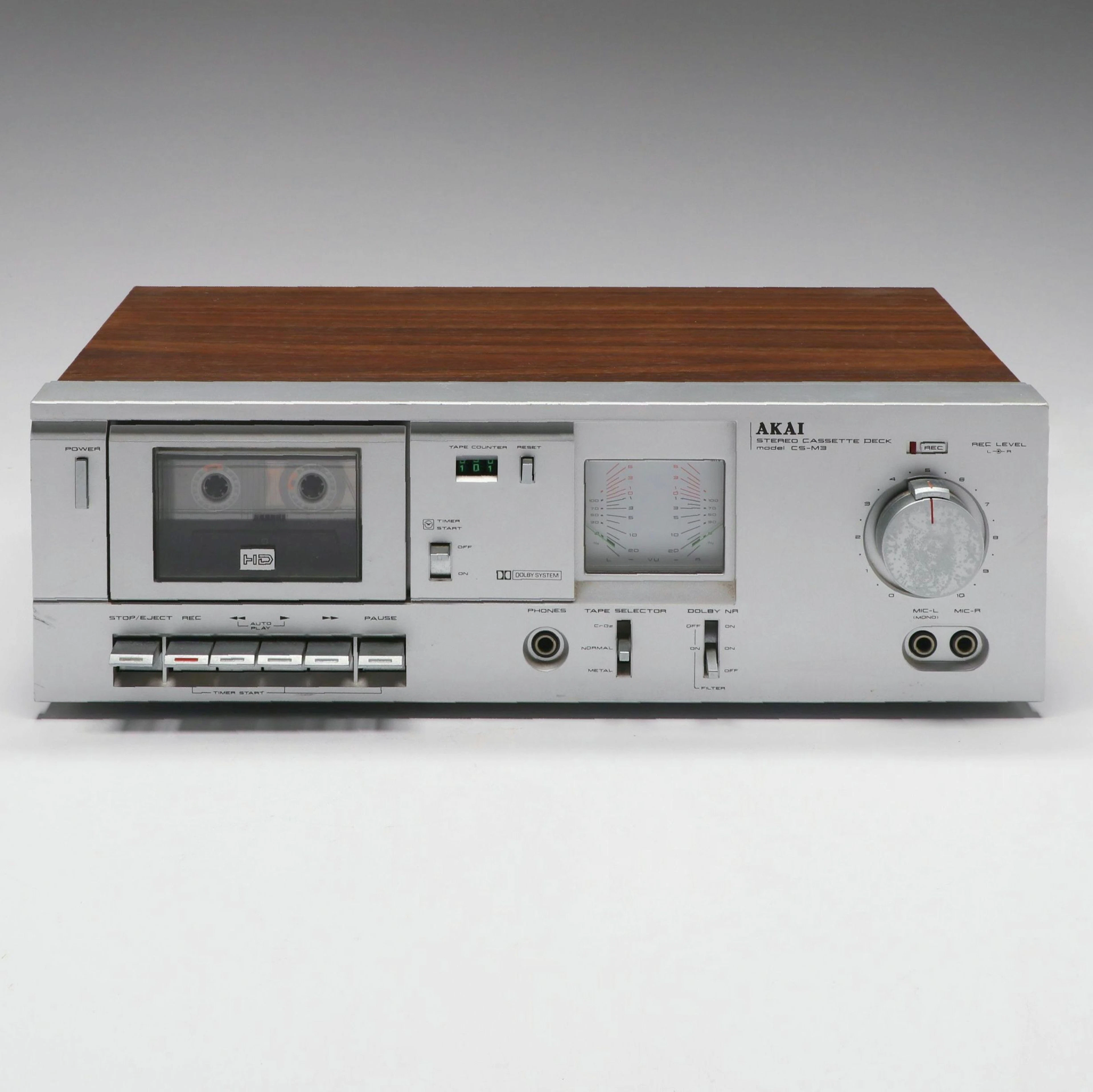 Akai CS-M3 Stereo Cassette Deck, 1980s