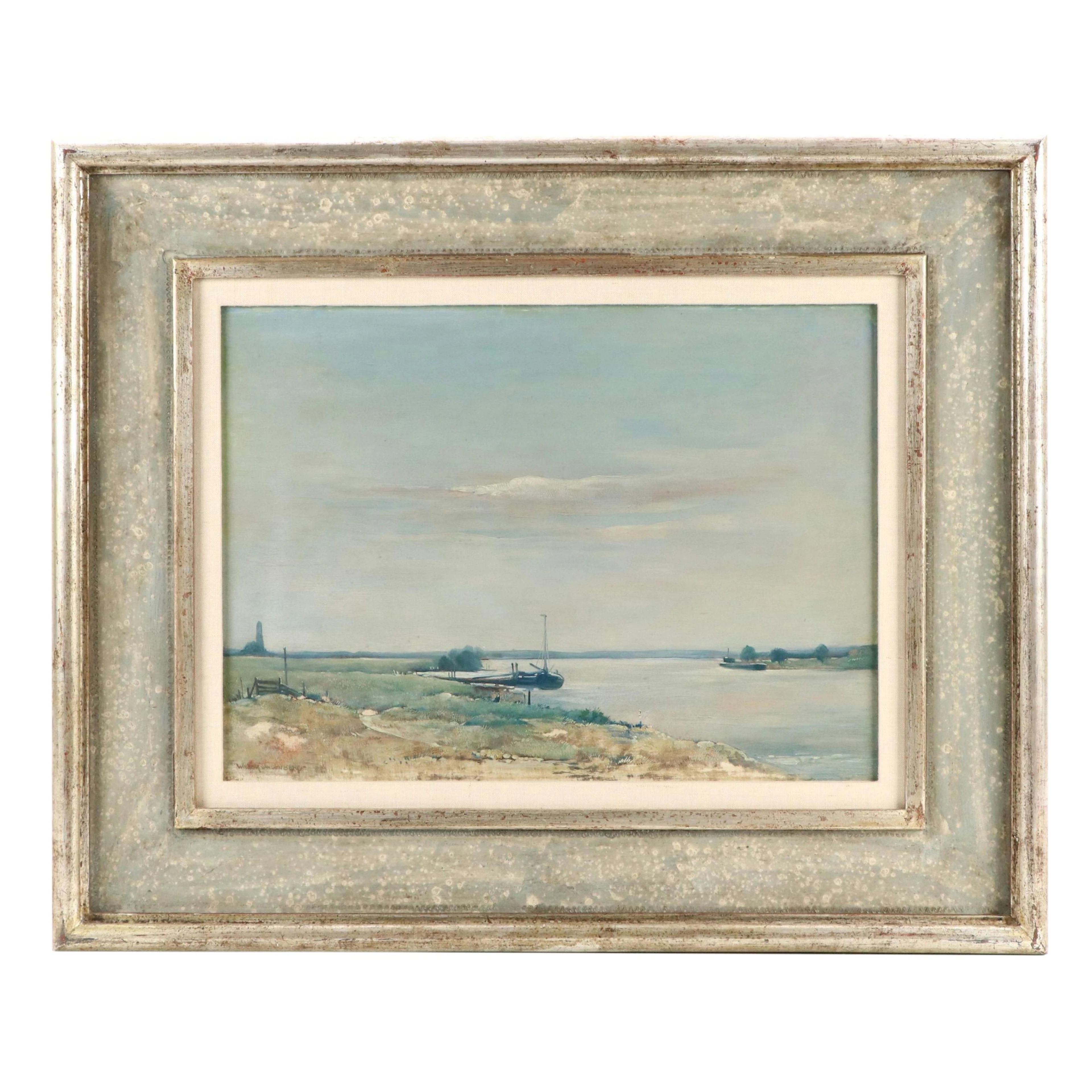 Willem van den Berg Oil Painting "Dutch Landscape"