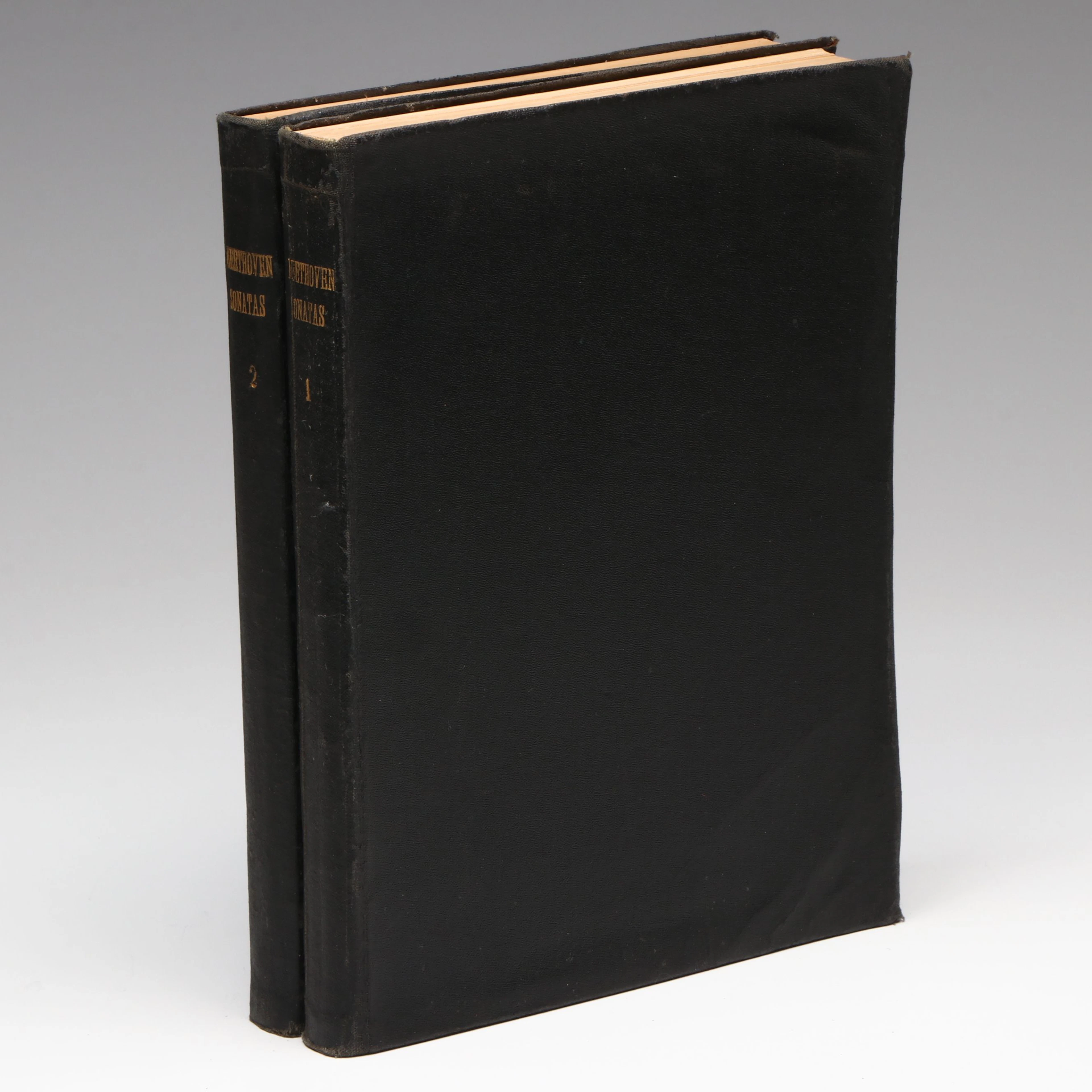 "Ludwig van Beethoven: Sonatas for Pianoforte Solo" Two-Volume Set, 1903
