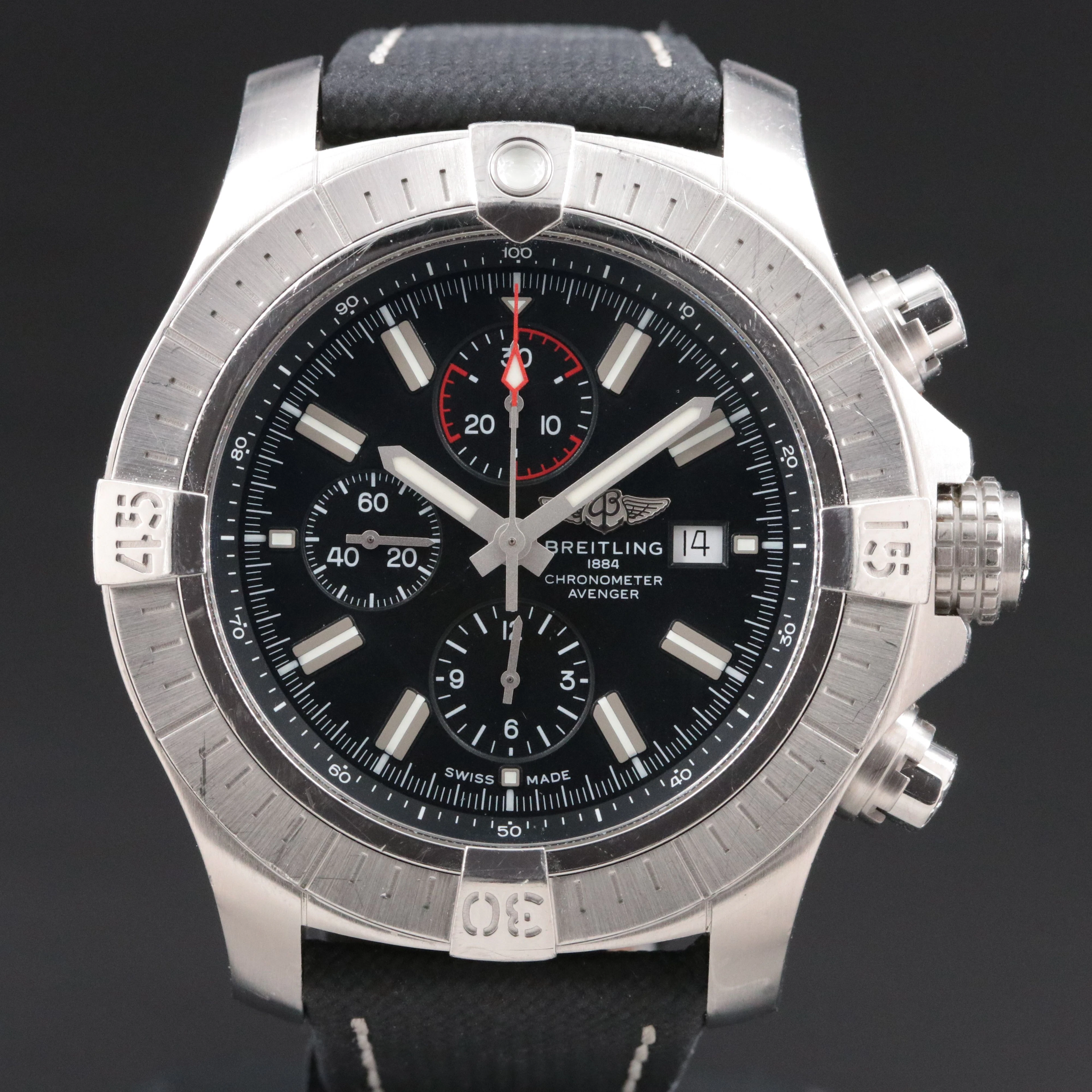 Breitling Super Avenger Chronograph 48 A13375 Automatic Watch
