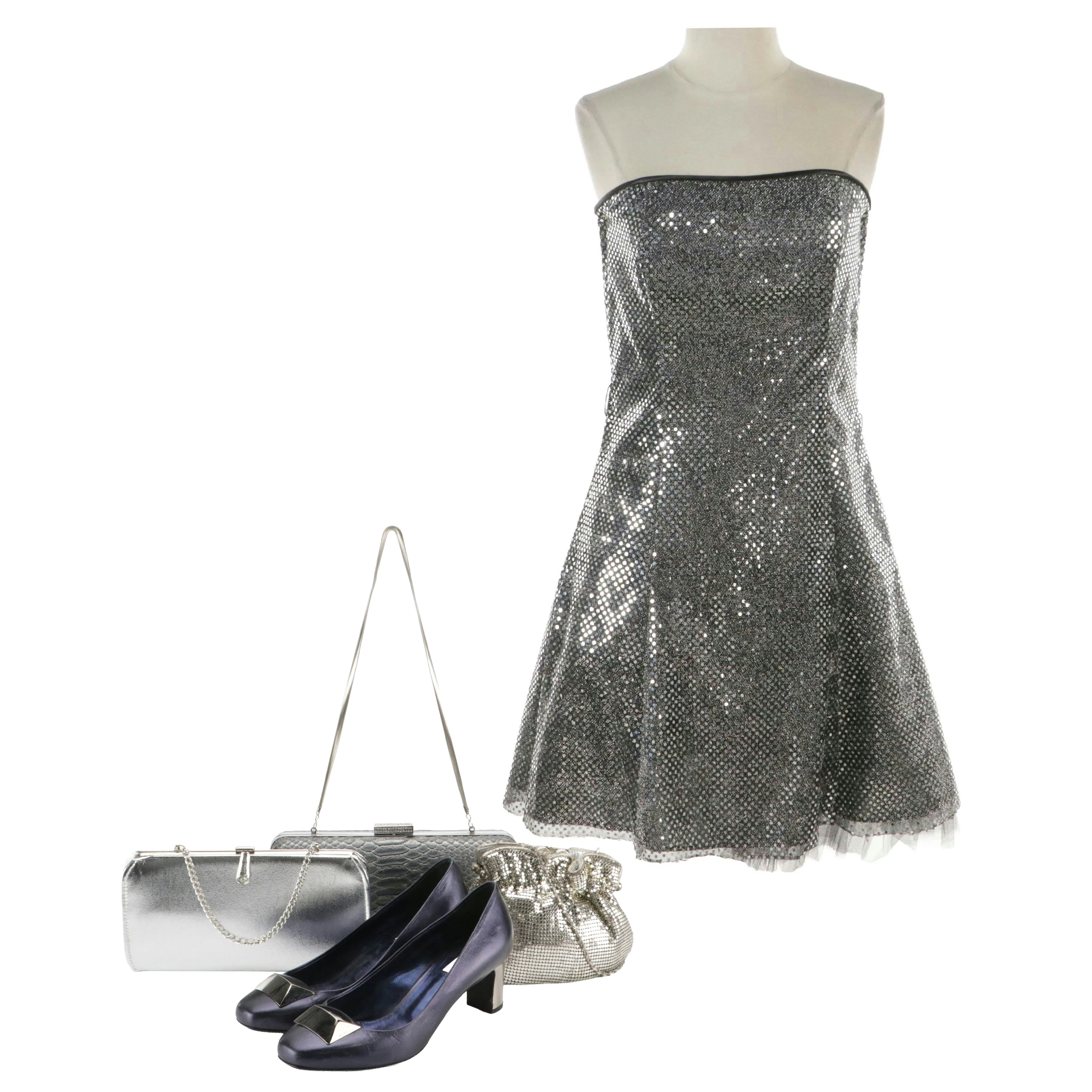 Curated Disco Ensemble Featuring Jessica McClintock for Gunne Sax