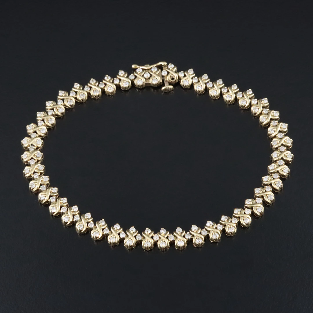 10K 2.08 CTW Diamond Bracelet