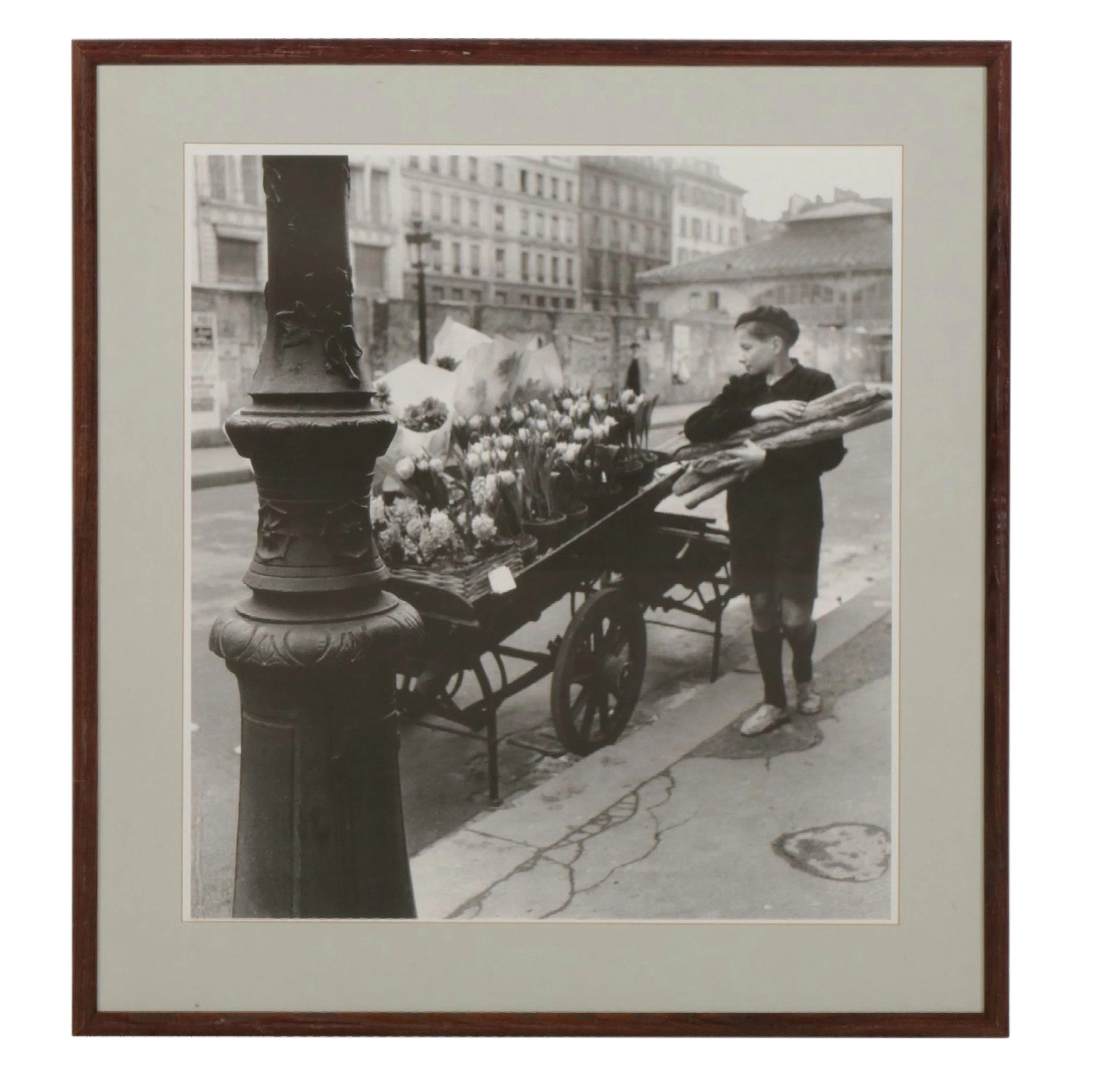 Offset Lithograph after Robert Doisneau "Le Gosse aux Baguettes"