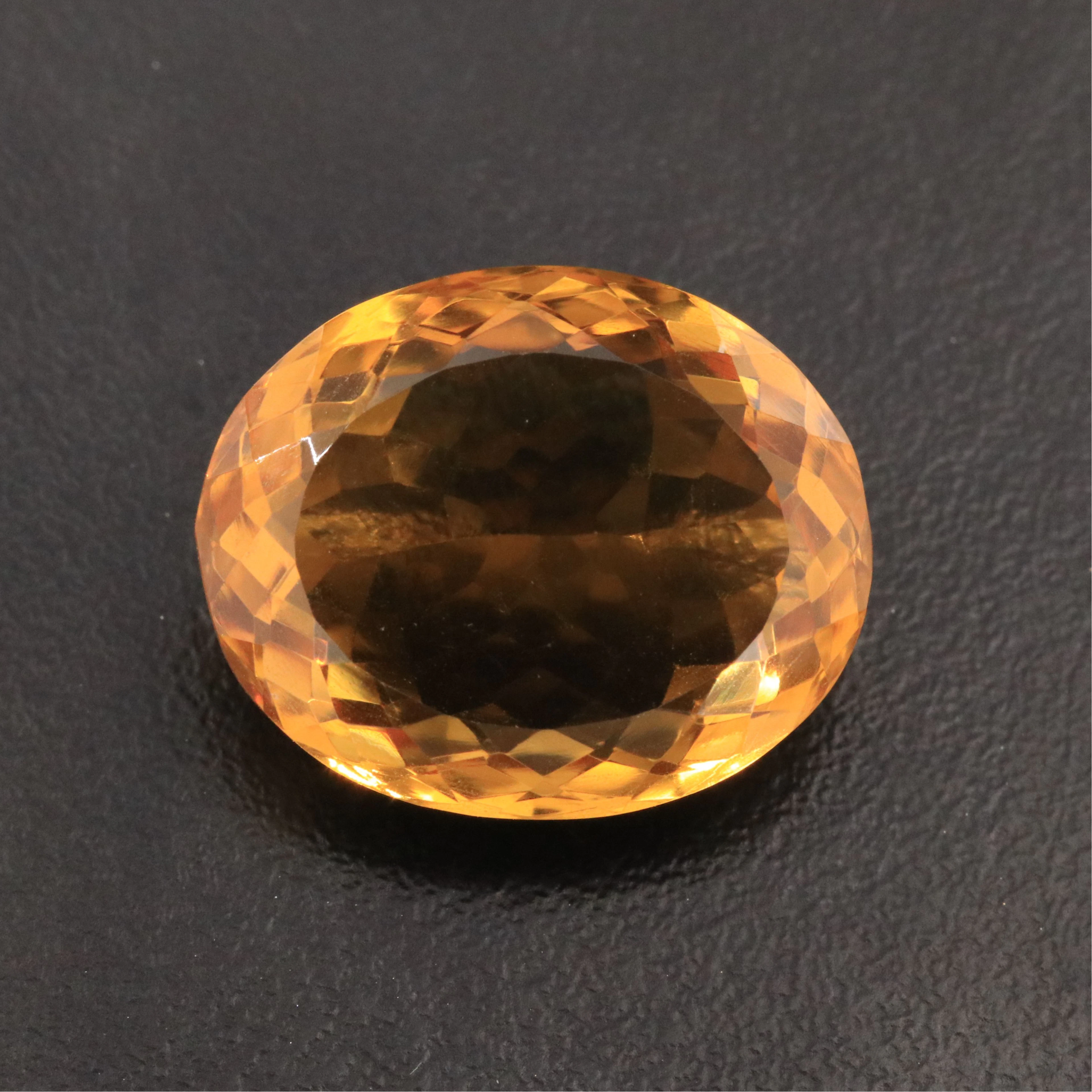 Loose 24.58 CT Citrine