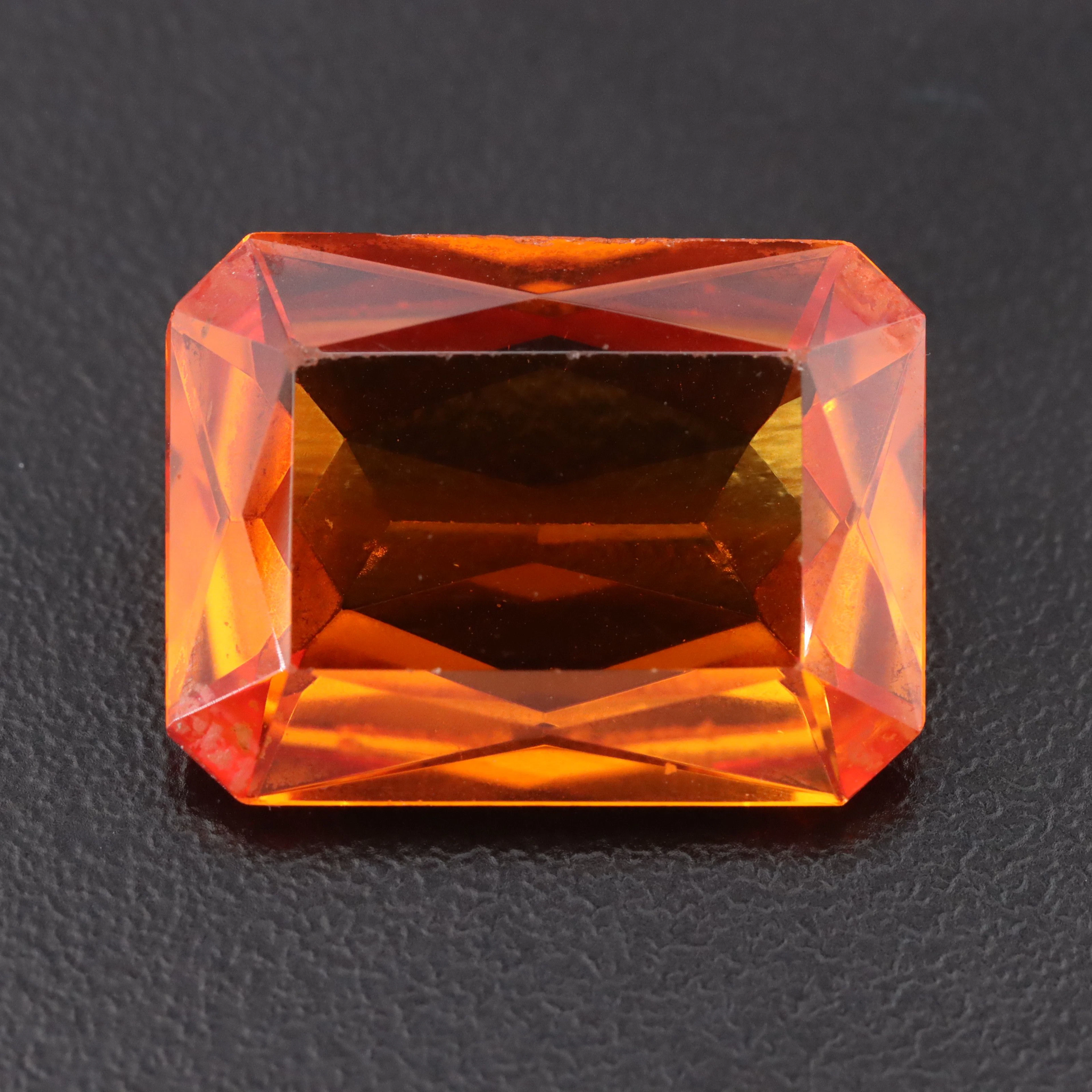 Loose 23.21 CT Lab Grown Sapphire