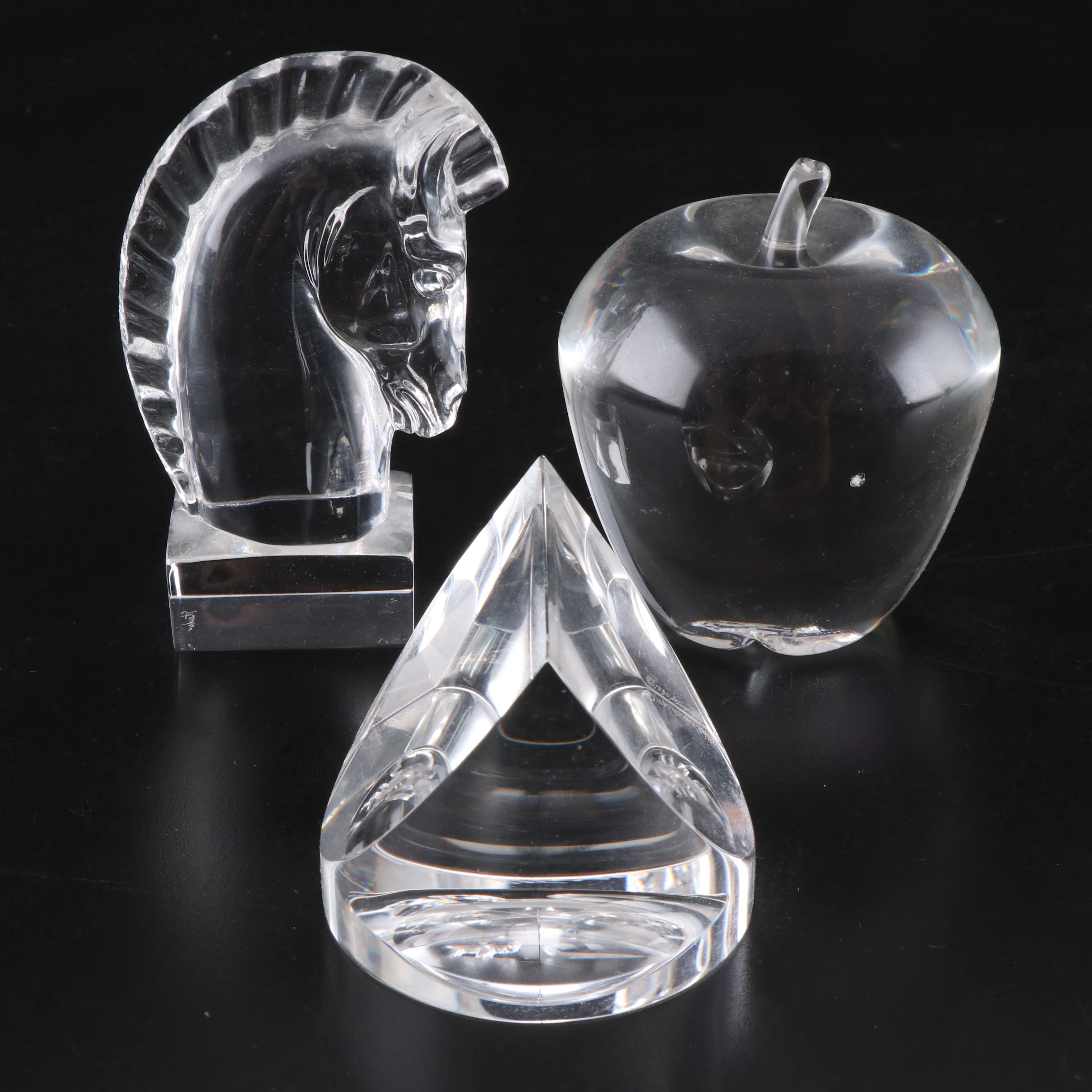 Steuben Art Glass "Trojan Horse" Paperweight and More