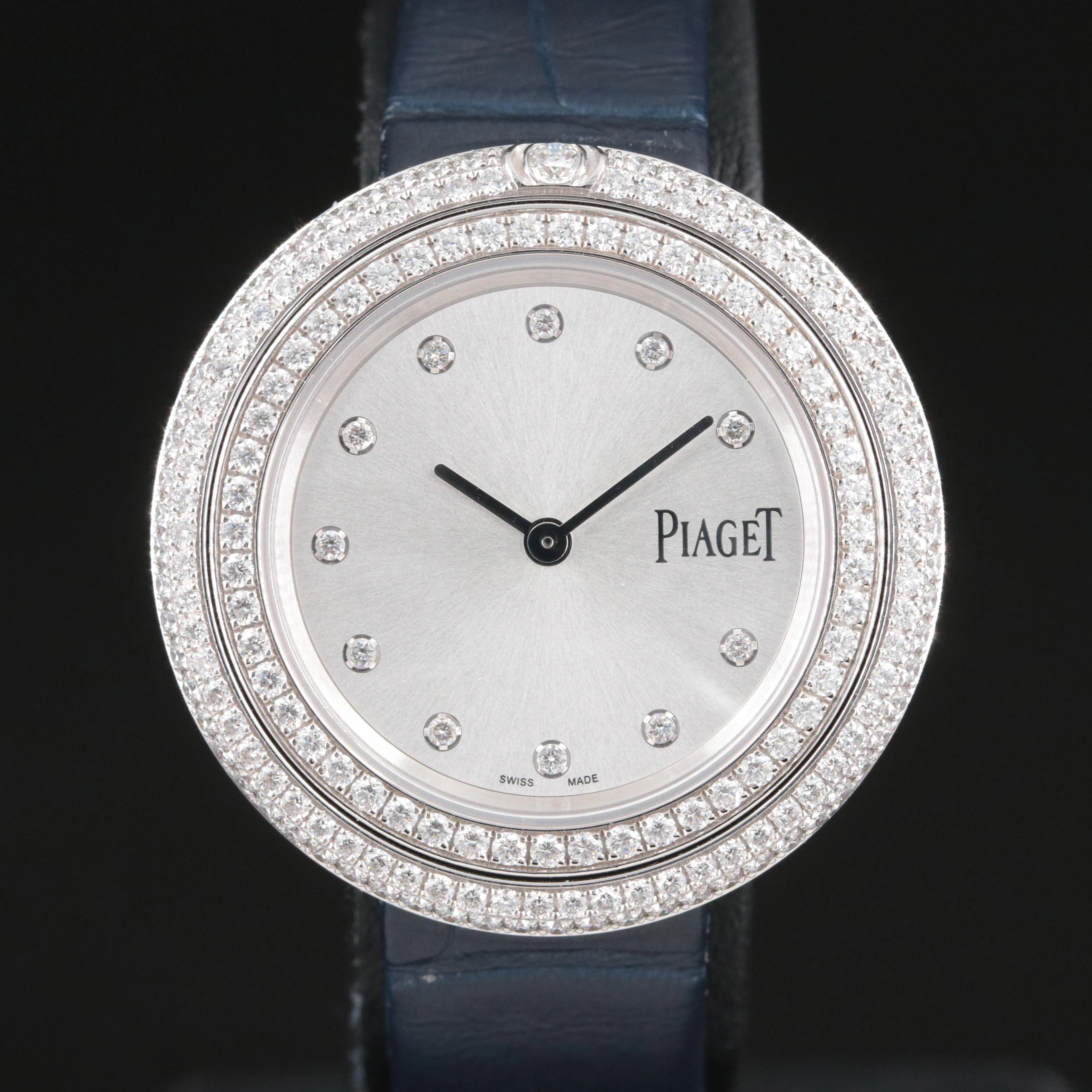 18K White Gold Piaget Possession Factory Diamond 2.40 CTW Watch