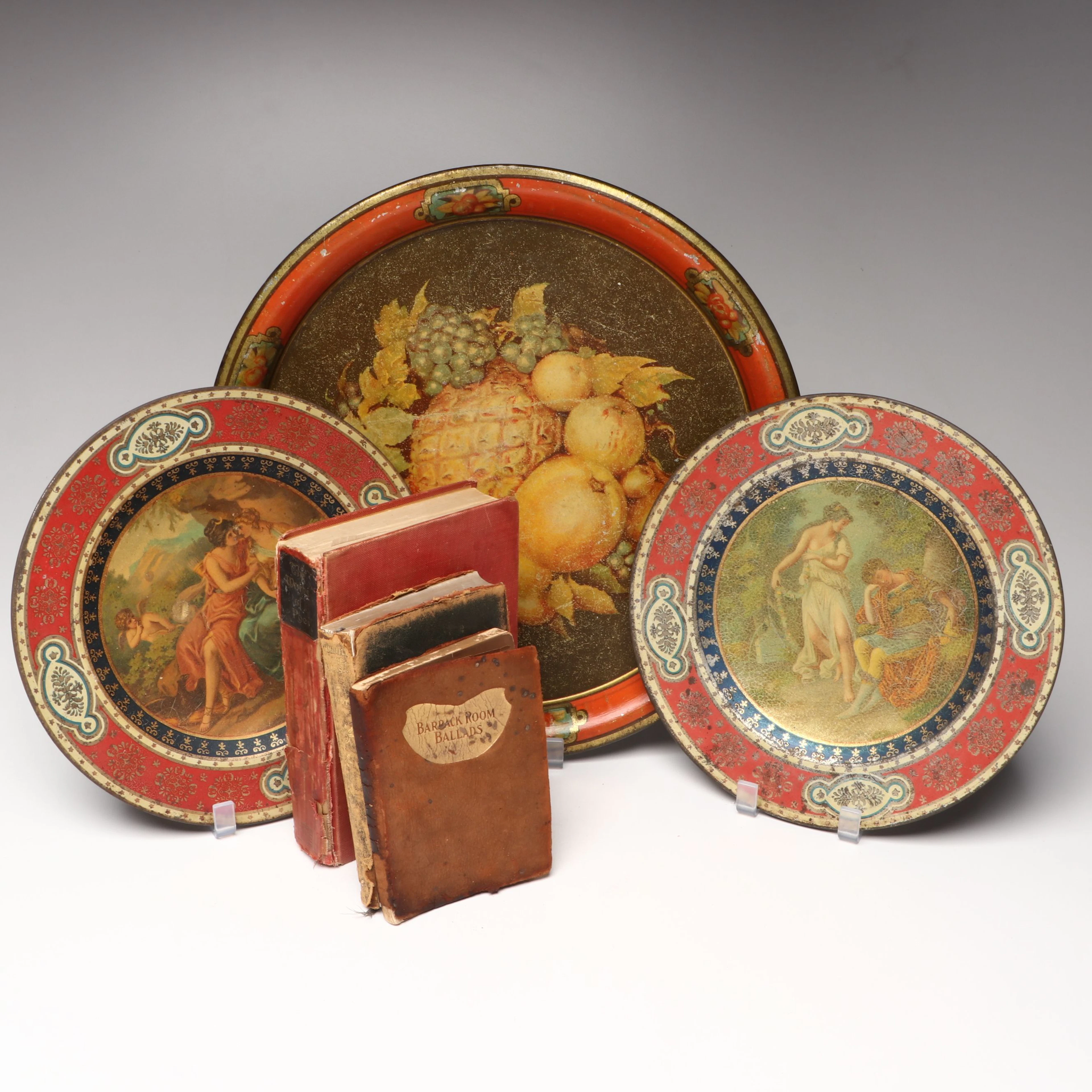 "The Works of Edgar Allan Poe" with Other Leather Bound Books and