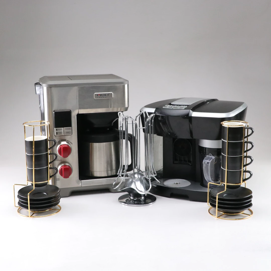 Wolf Gourmet Coffee Maker System & Keurig Rivo Cappuccino & Latte