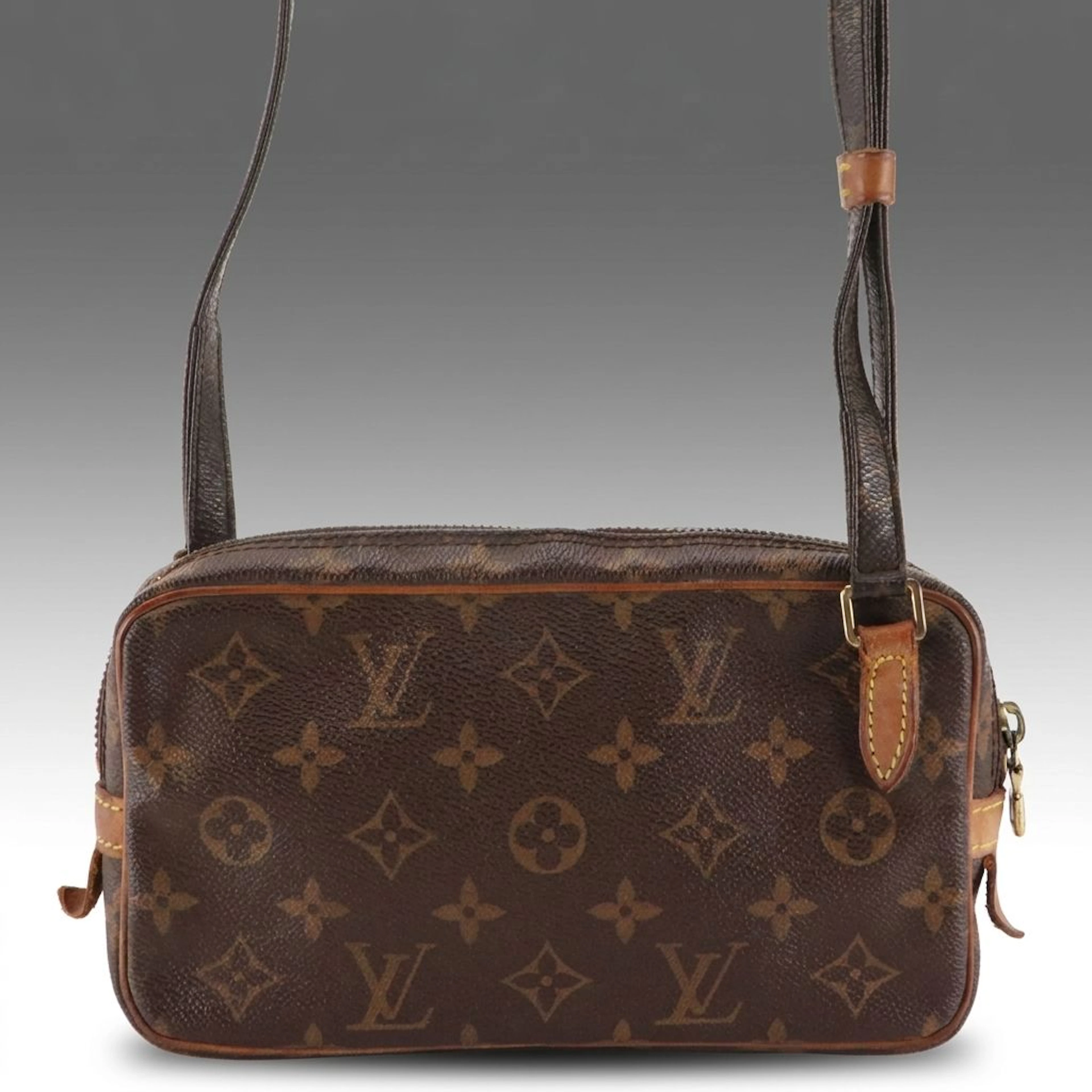 Louis Vuitton Pochette Marly Bandoulière Crossbody in Monogram Canvas & Leather