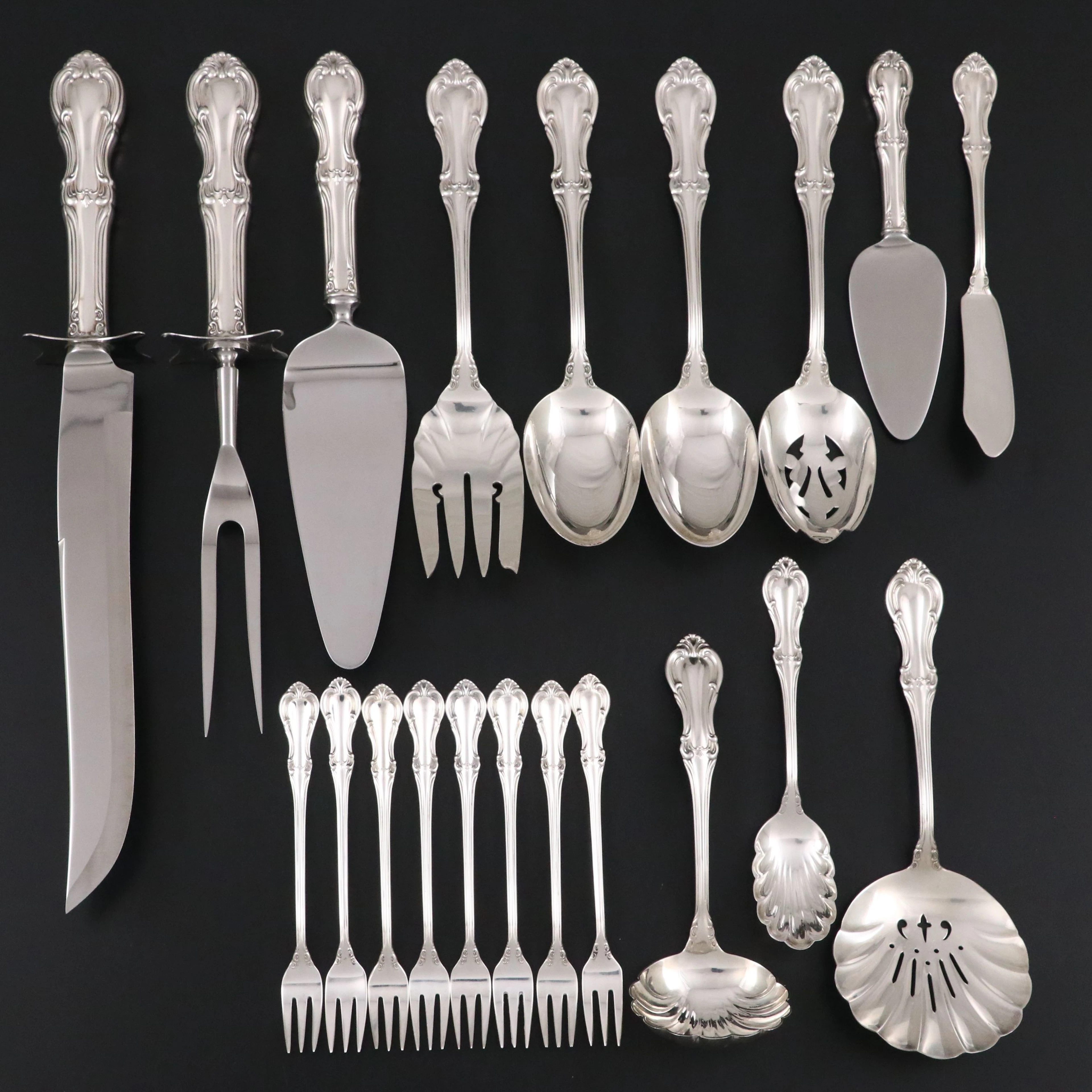 International Silver "Joan of Arc" Sterling Silver Flatware, Mid-20th Century