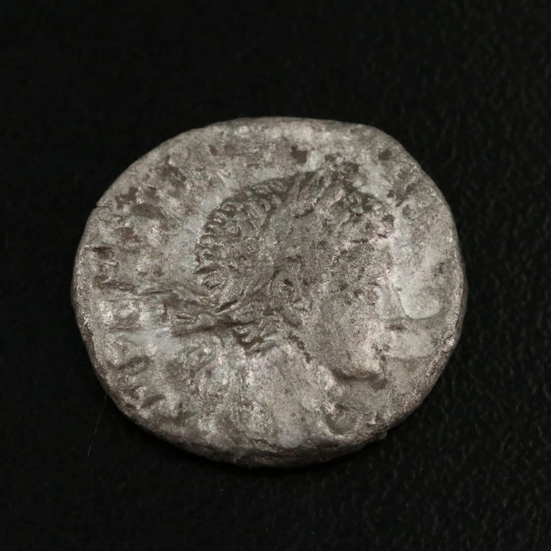 Ancient Roman Imperial AR Denarius Coin Possibly of Marcus Aurelius