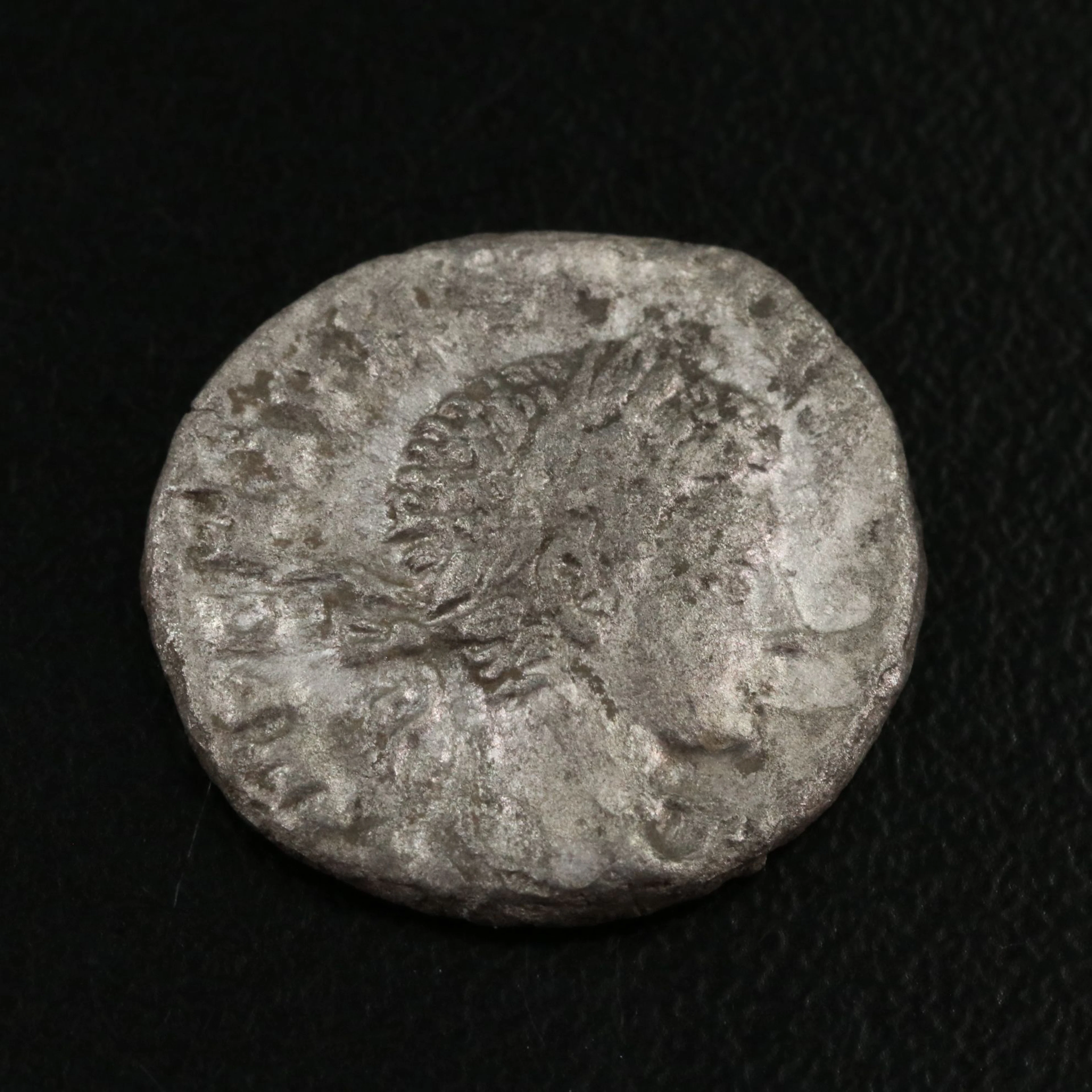 Ancient Roman Imperial AR Denarius Coin Possibly of Marcus Aurelius