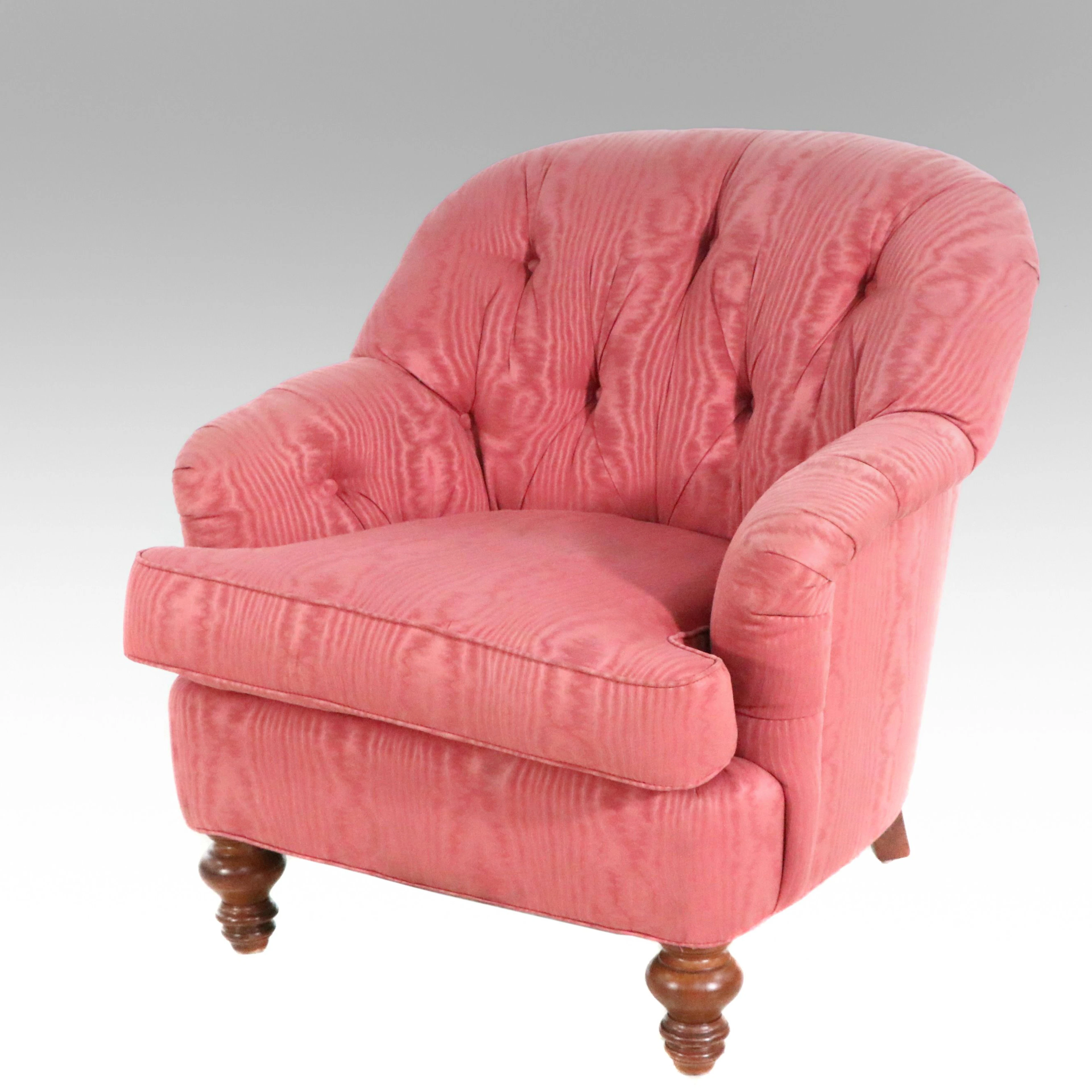 Huntington House Button-Tufted Armchair, Late 20th Century