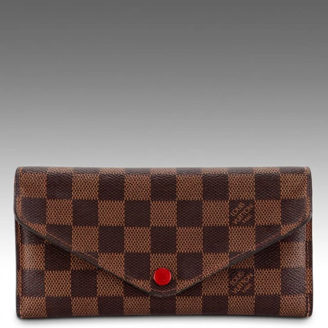 Louis Vuitton Josephine Wallet in Damier Ebene Canvas and Leather