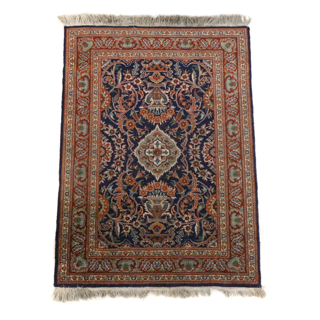 3'3 x 5' Hand-Knotted Persian Tabriz Area Rug