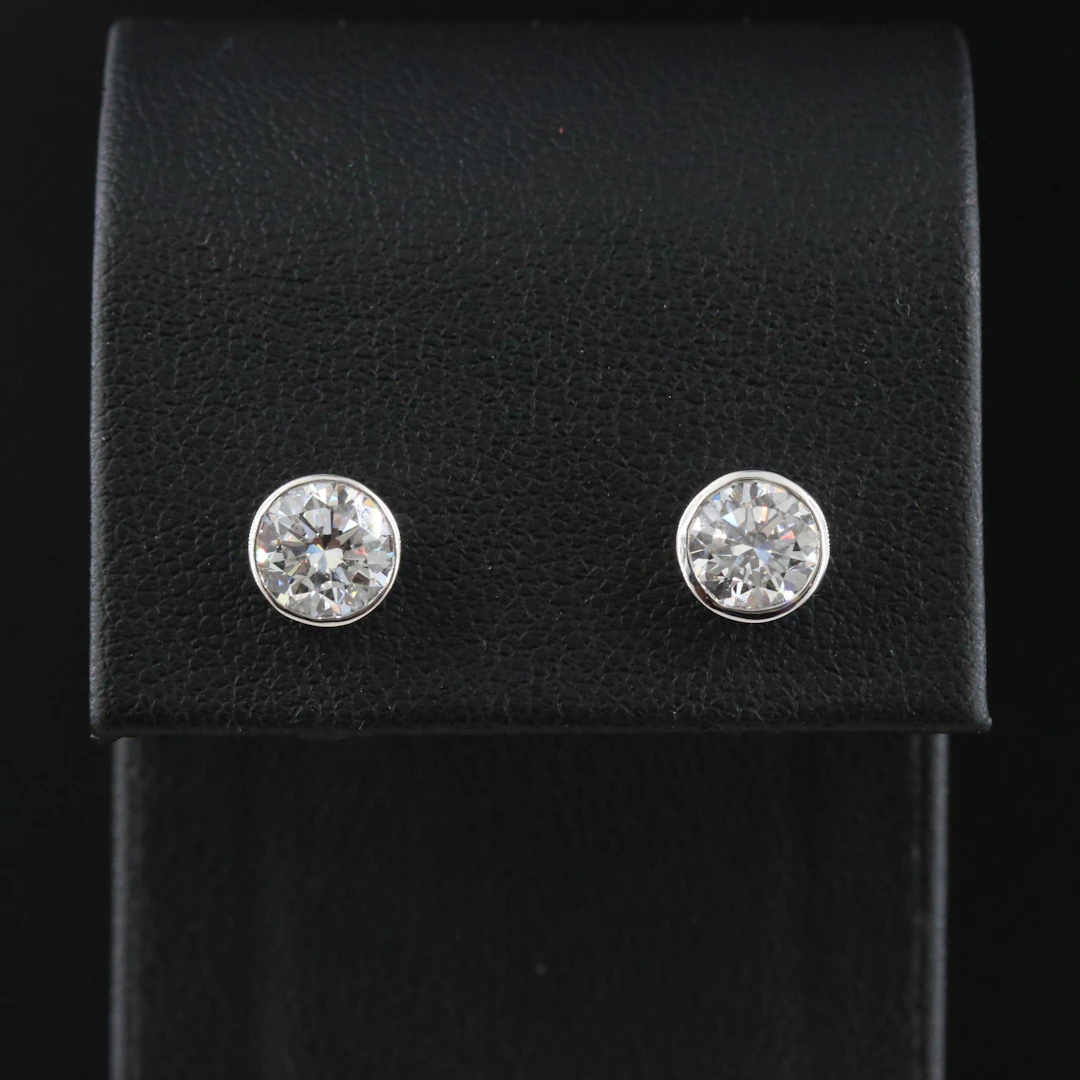 14K 2.12 CTW Lab Grown Diamond Stud Earrings