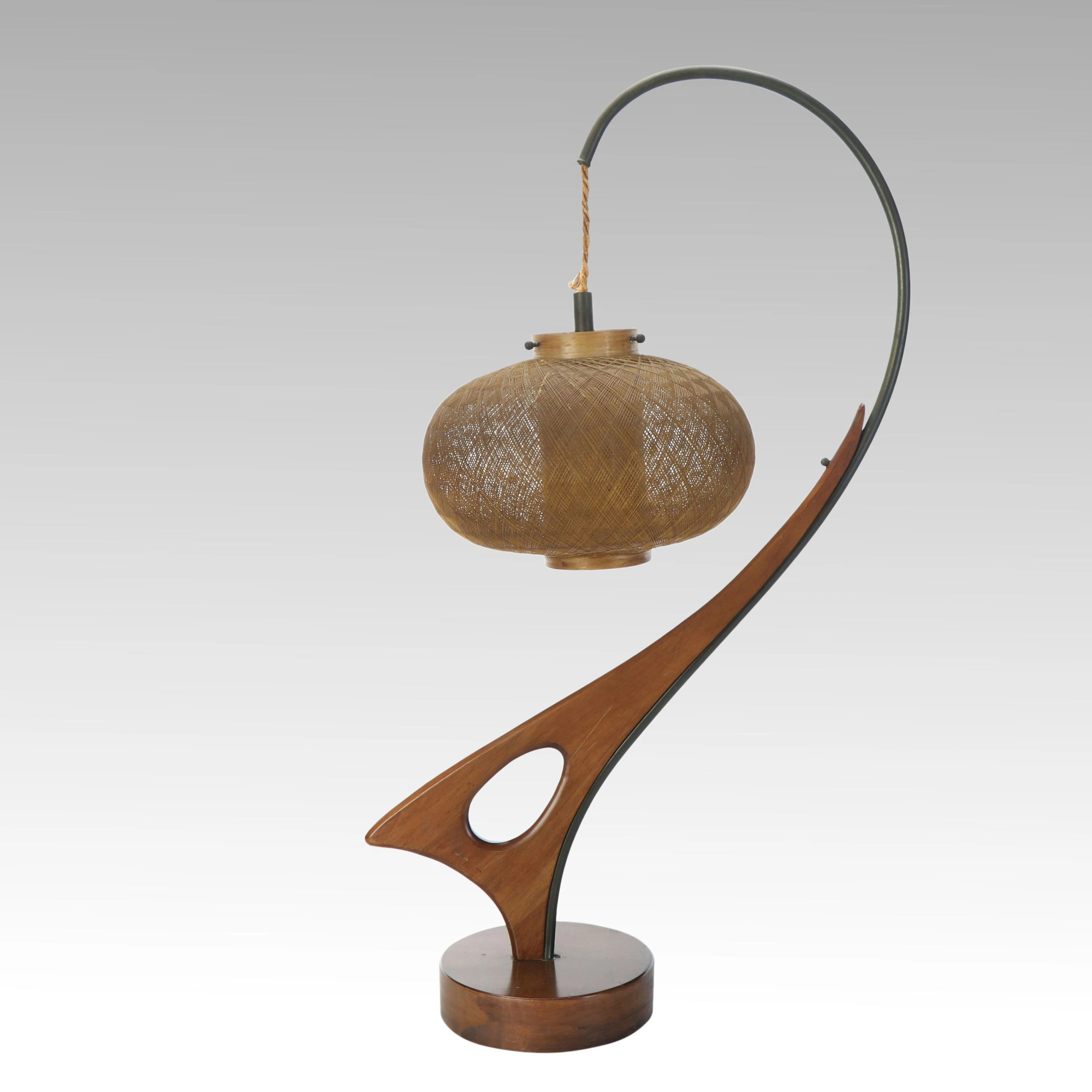 Mid Century Modern Table Lamp, Vintage