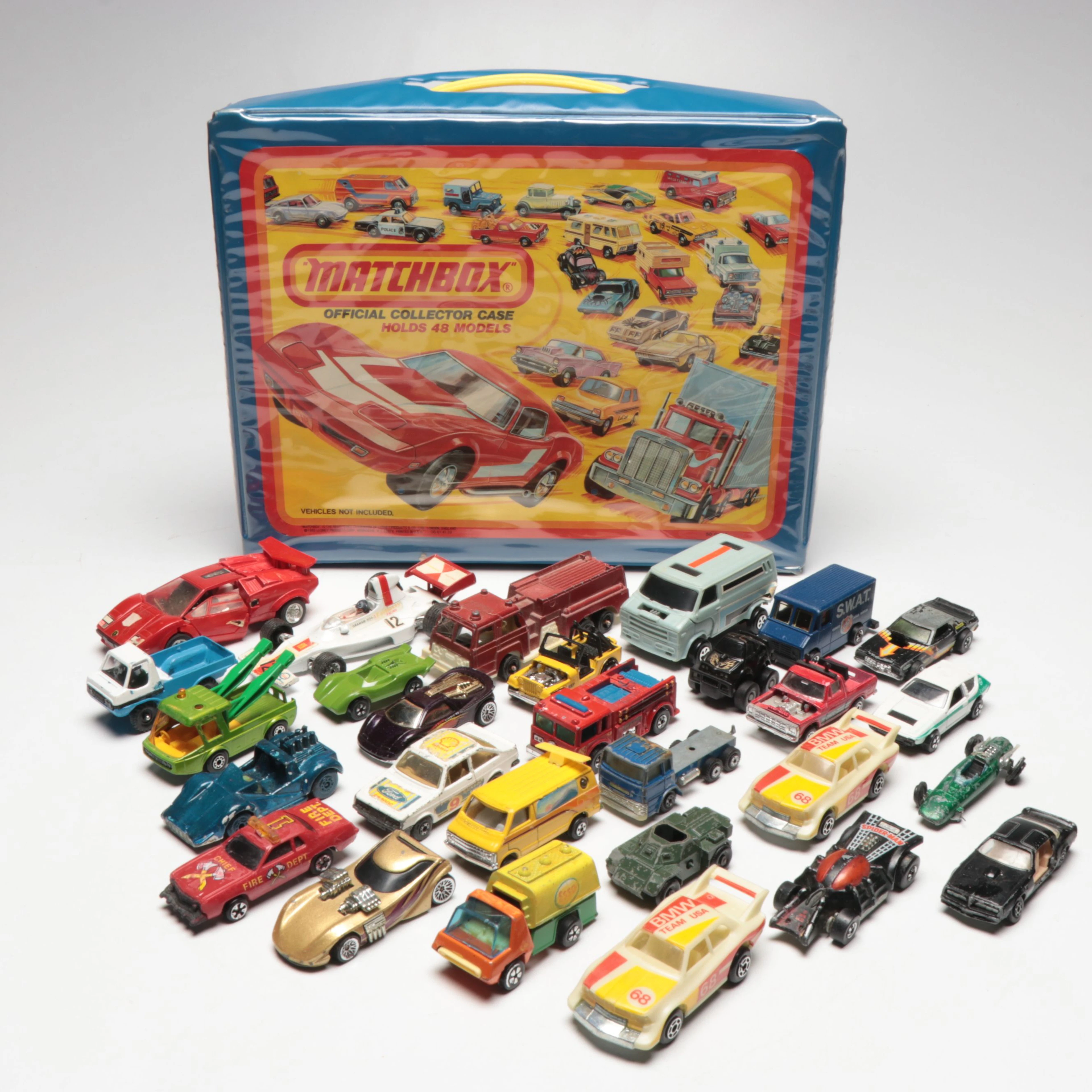 Mattel Hot Wheels "Fire-Eater," Matchbox Collector Case and More Diecast Cars