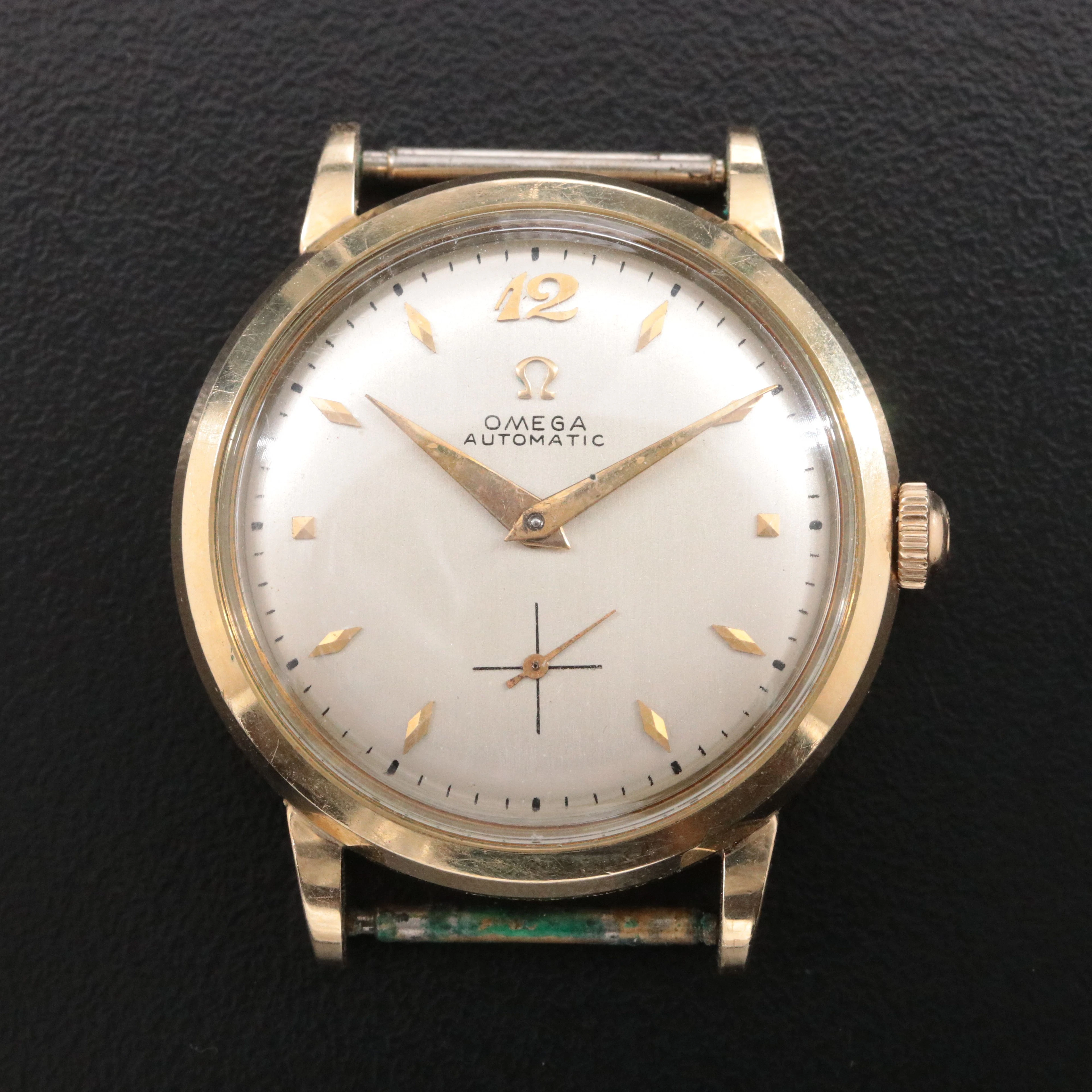 19562 Omega 14K Gold Filled Bumper Automatic Watch