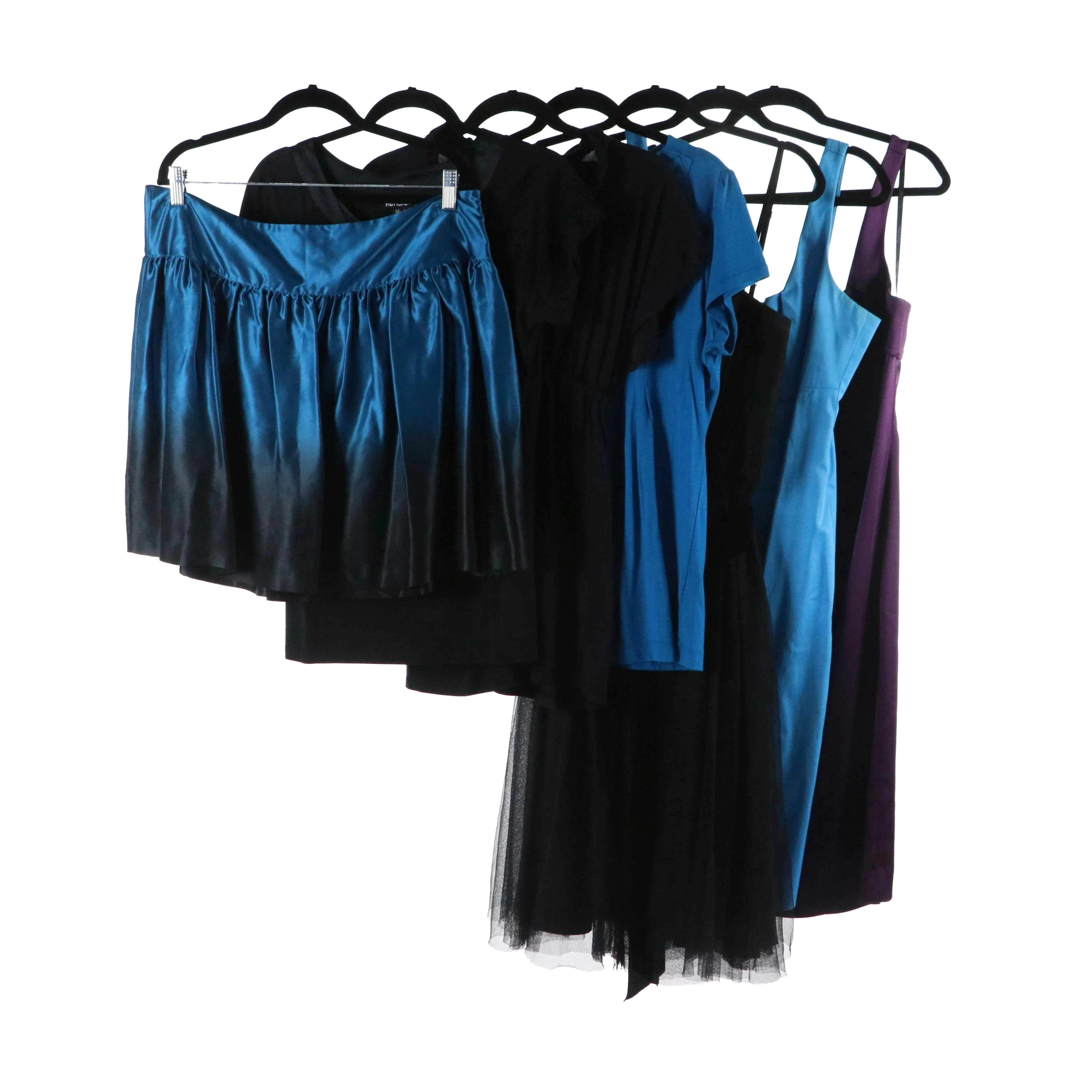 Kensie Silk Mini Skirt, Calvin Klein Sleeveless Dresses W/ Ella Moss Top & More