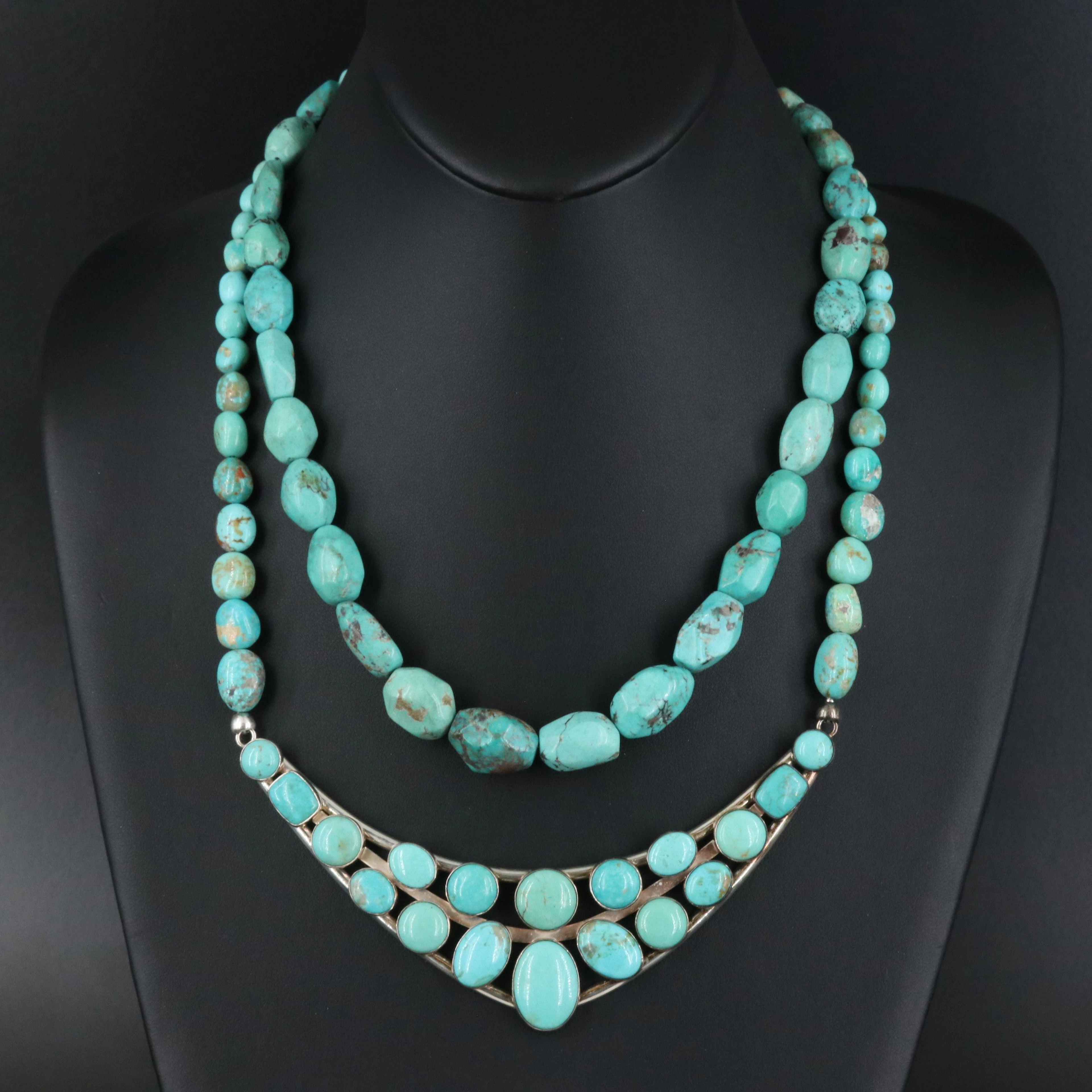 Desert Rose Trading Sterling Turquoise Necklaces