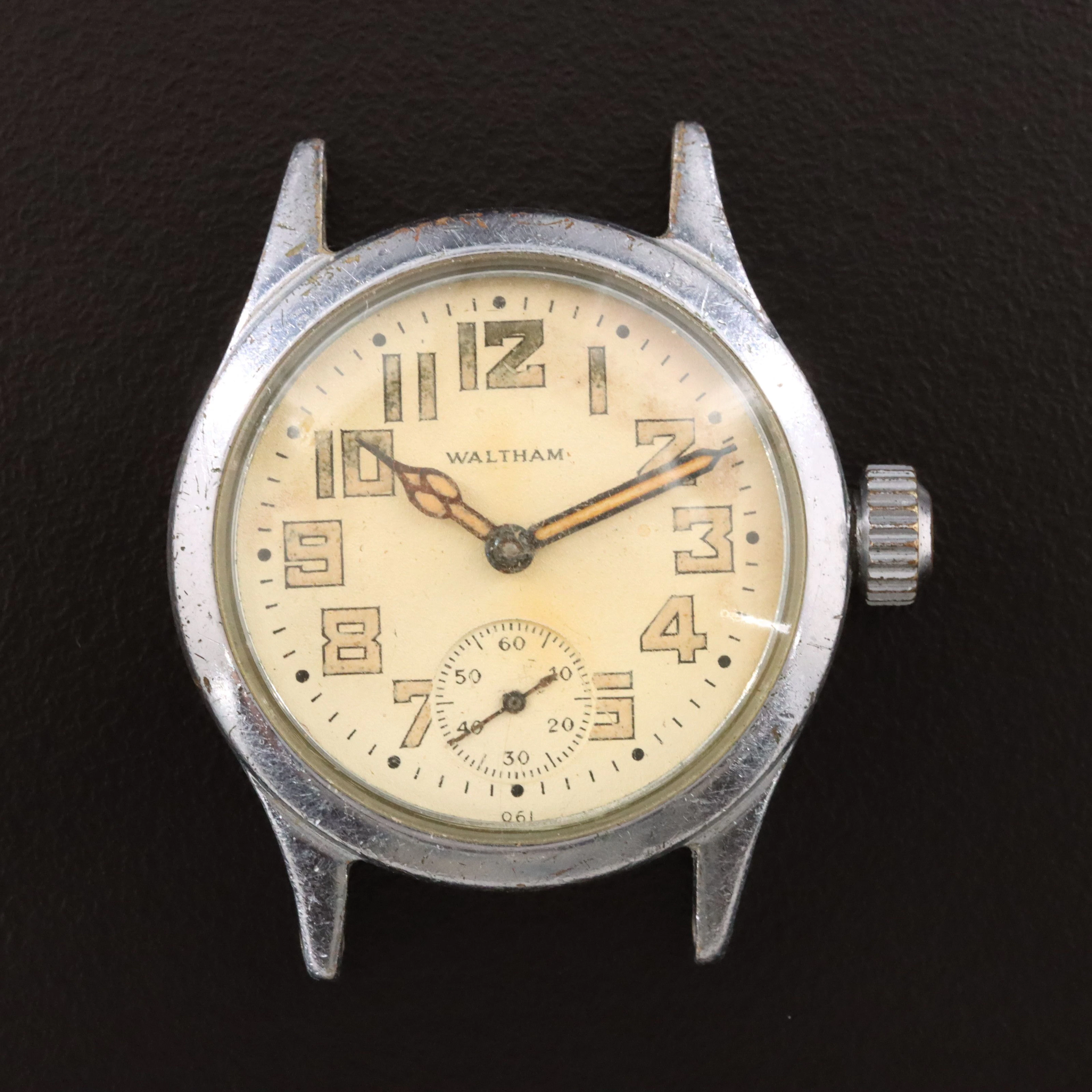 Waltham Ordinance Dept. U.S. Army Military Issued WWII Era Watch