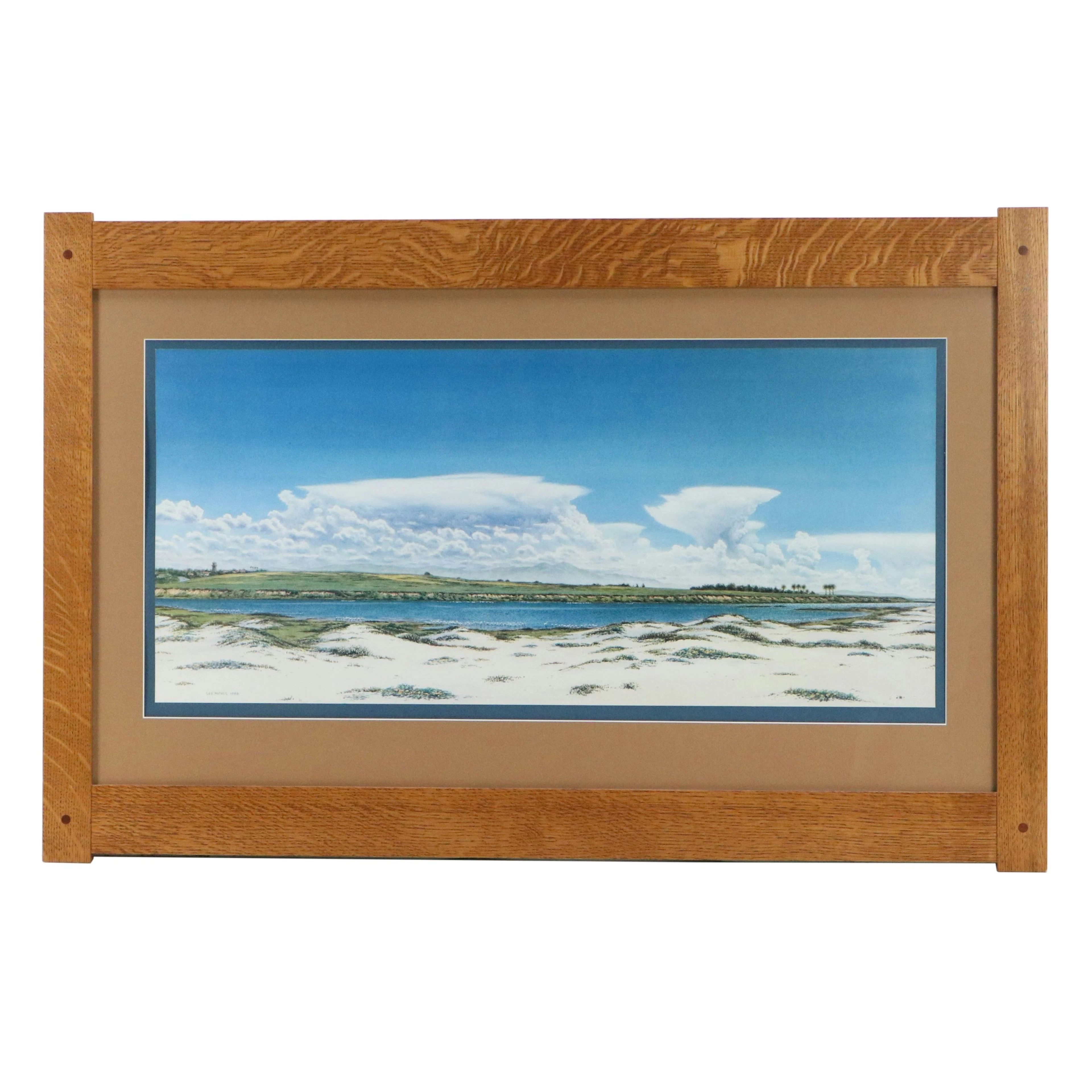 After Lee Mothes Landscape Offset Lithograph "After the Storm"