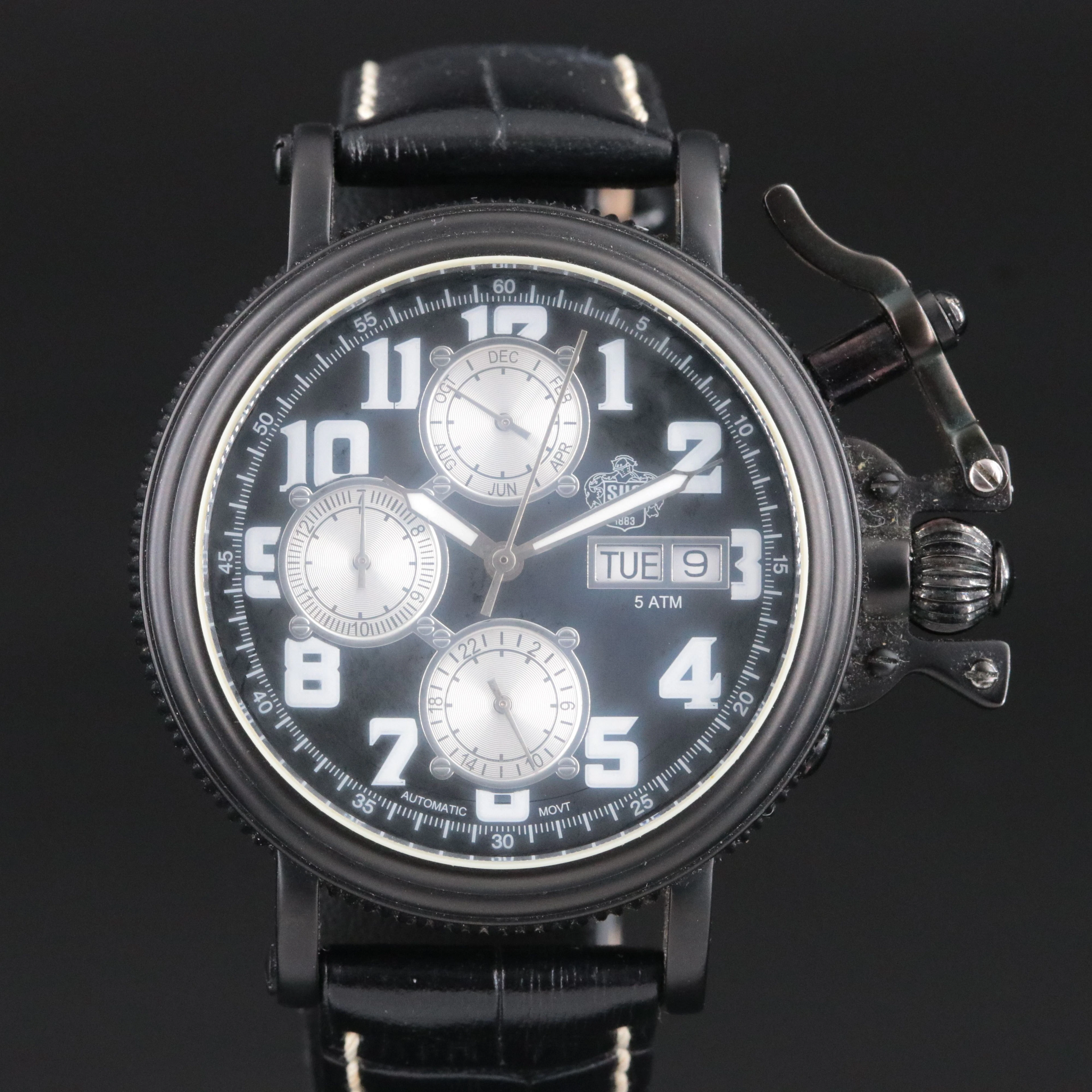 SUG Stainless Steel Automatic Executive Dress Sport Watch