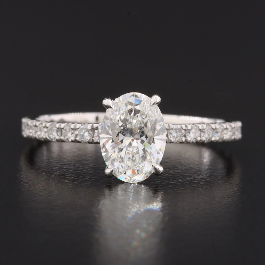 14K 1.43 CTW Lab Grown Diamond Ring with IGI Report