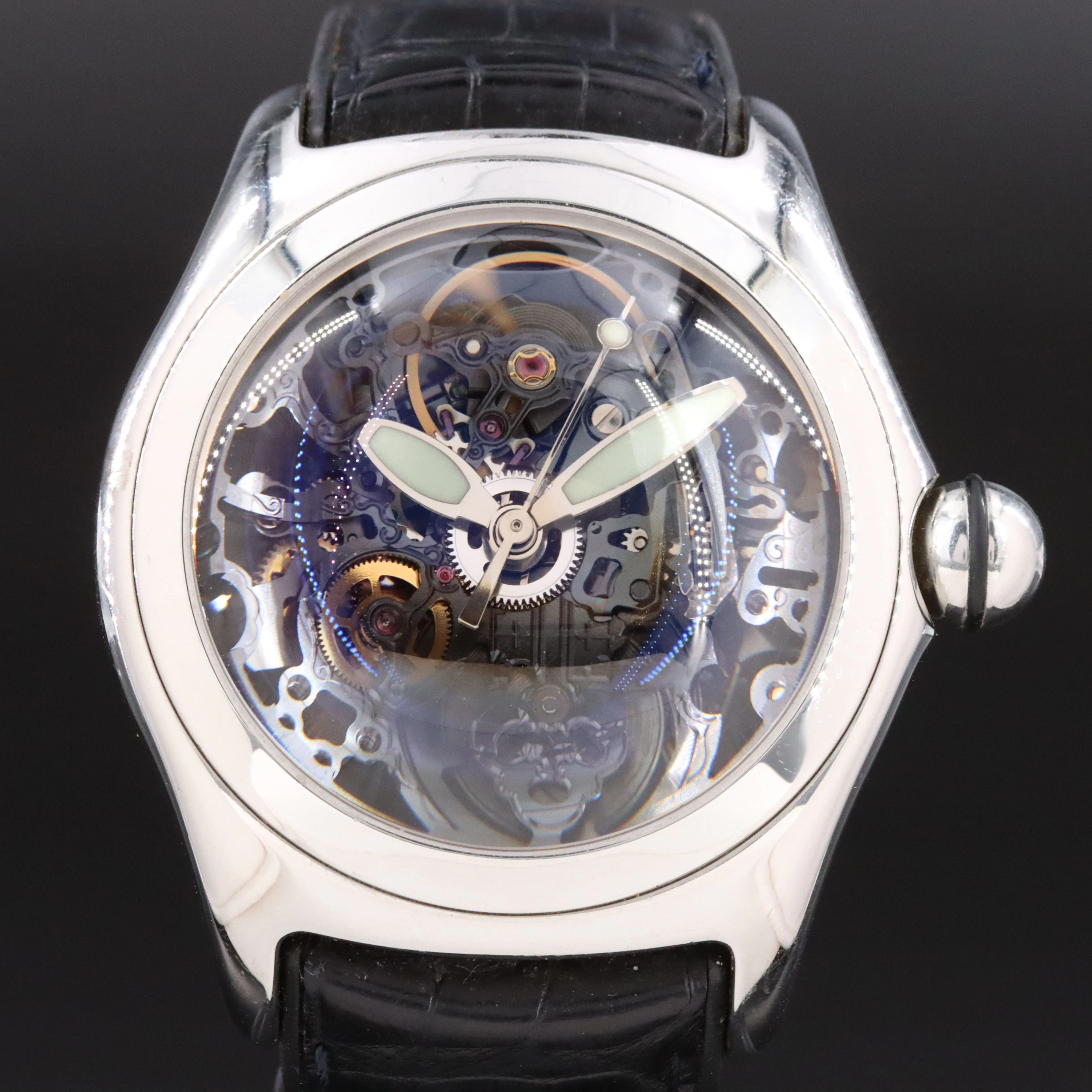 Corum Bubble Skeleton Stainless Steel Automatic Watch Ref. 082.150.20