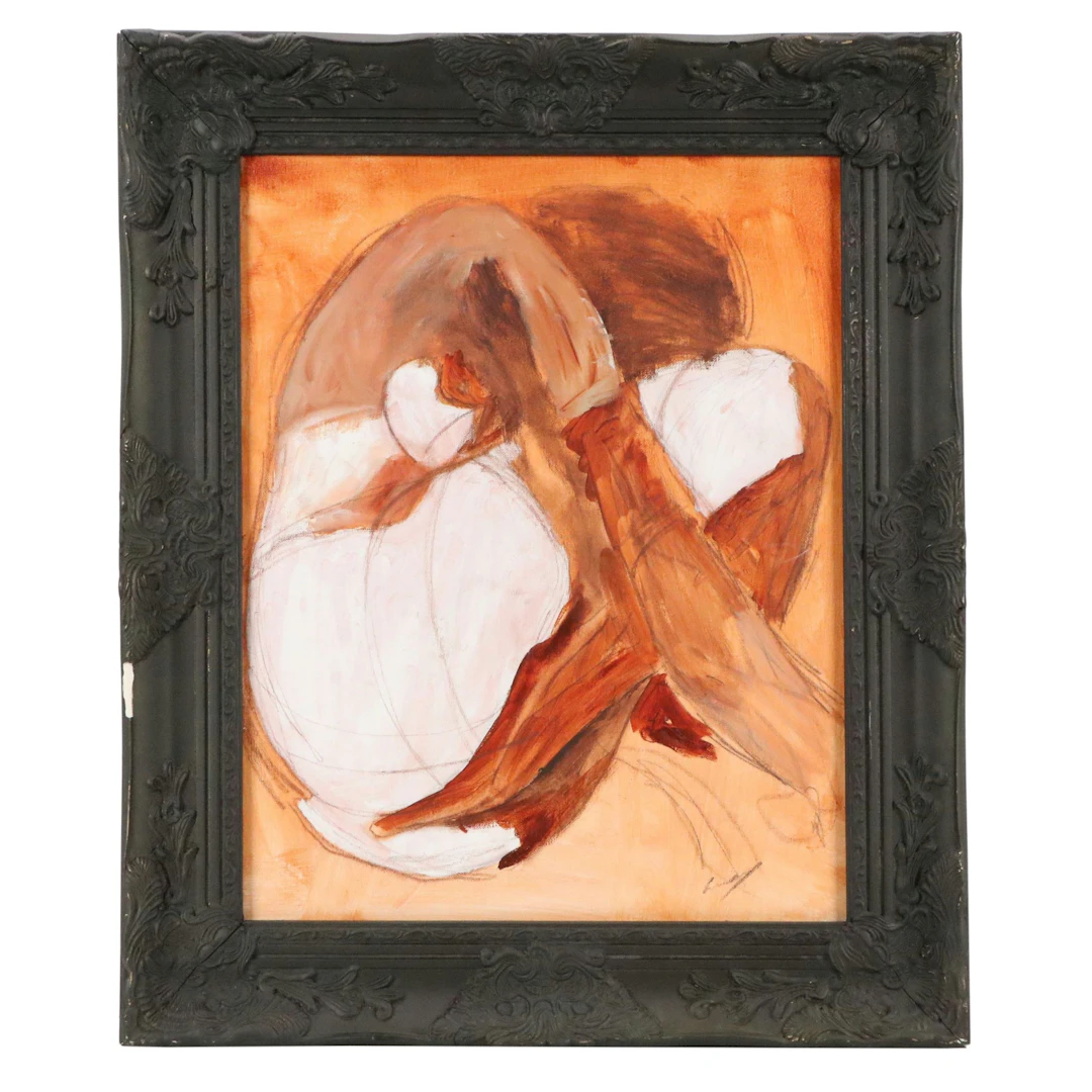 James Conroy Oil Painting "Figure No. 7," 21st Century