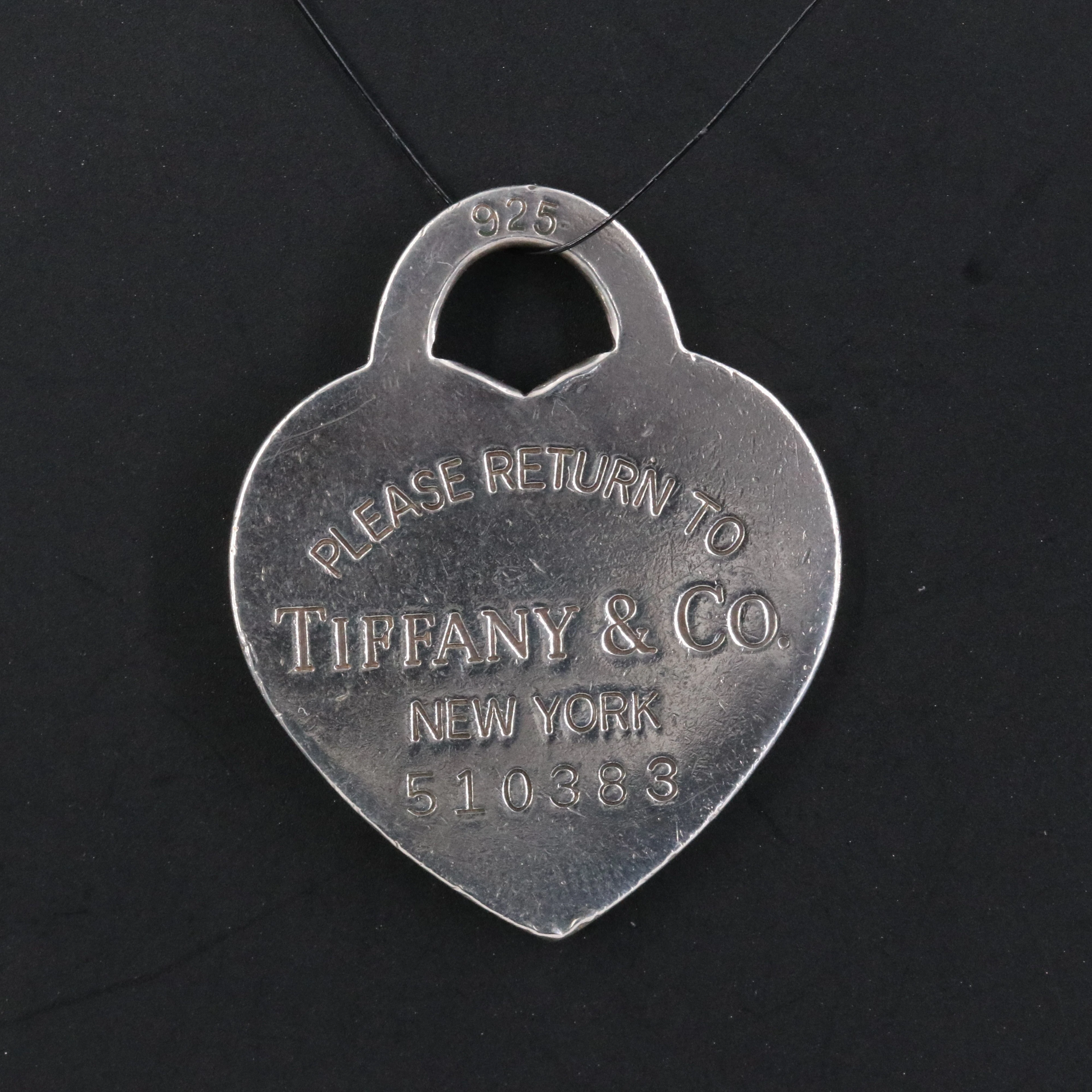 Tiffany & Co. Return to Tiffany Sterling Heart Tag Pendant