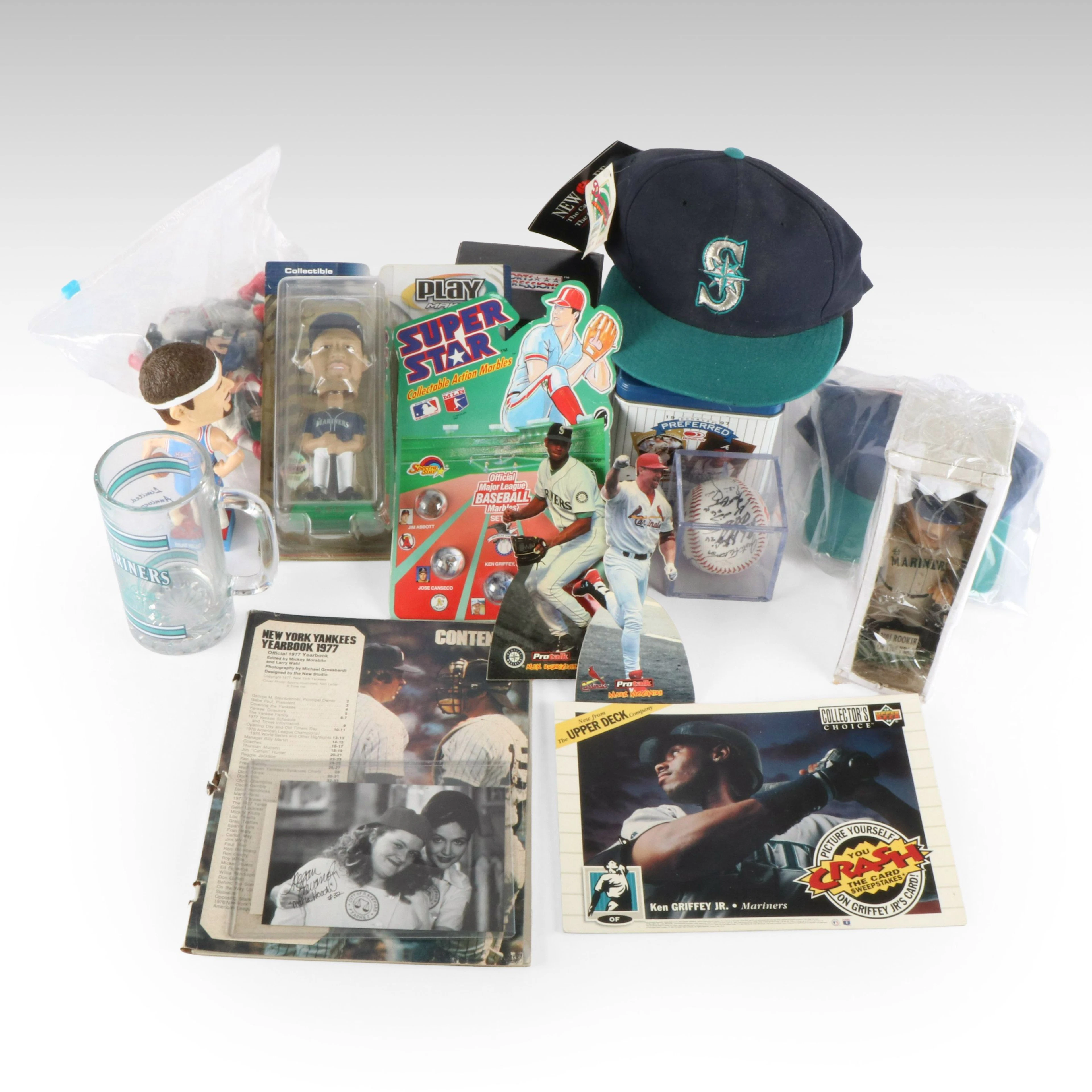 Nolan Ryan Coffee Mug with Ichiro Bobblehead and More Sports Memorabilia