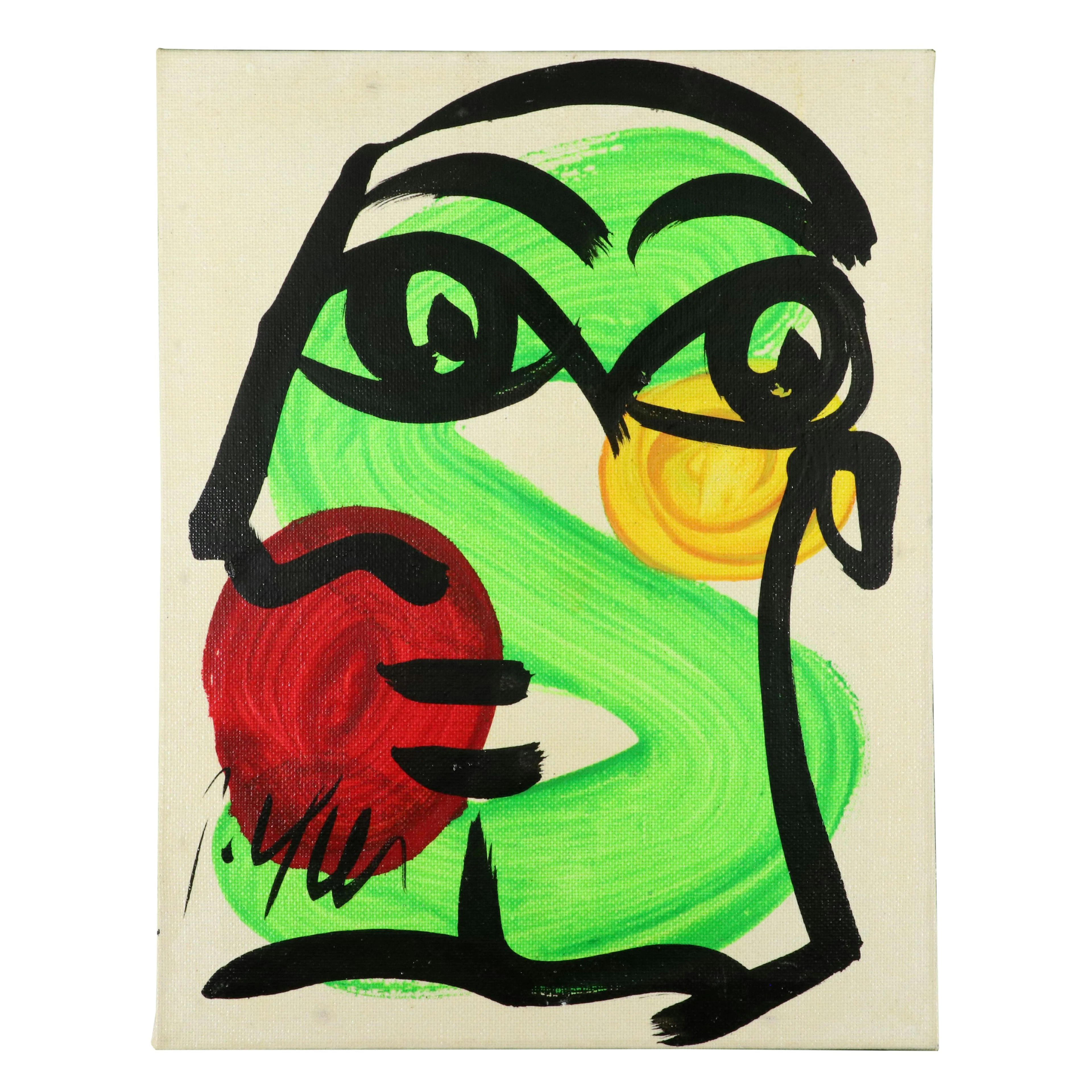 Peter Robert Keil Stylized Acrylic Portrait