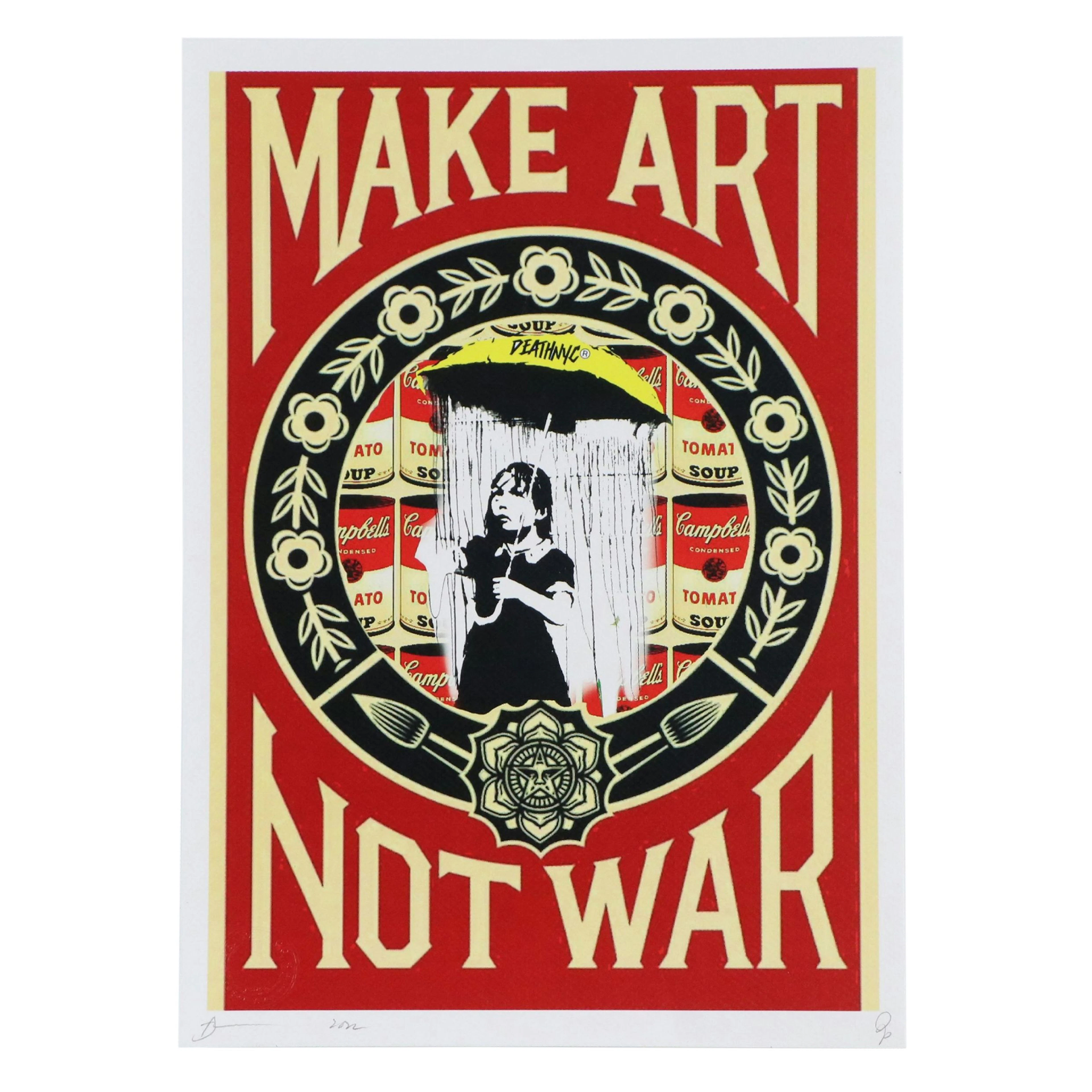 Death NYC Pop Art Digital Print After Shepard Fairey x Banksy, 2022
