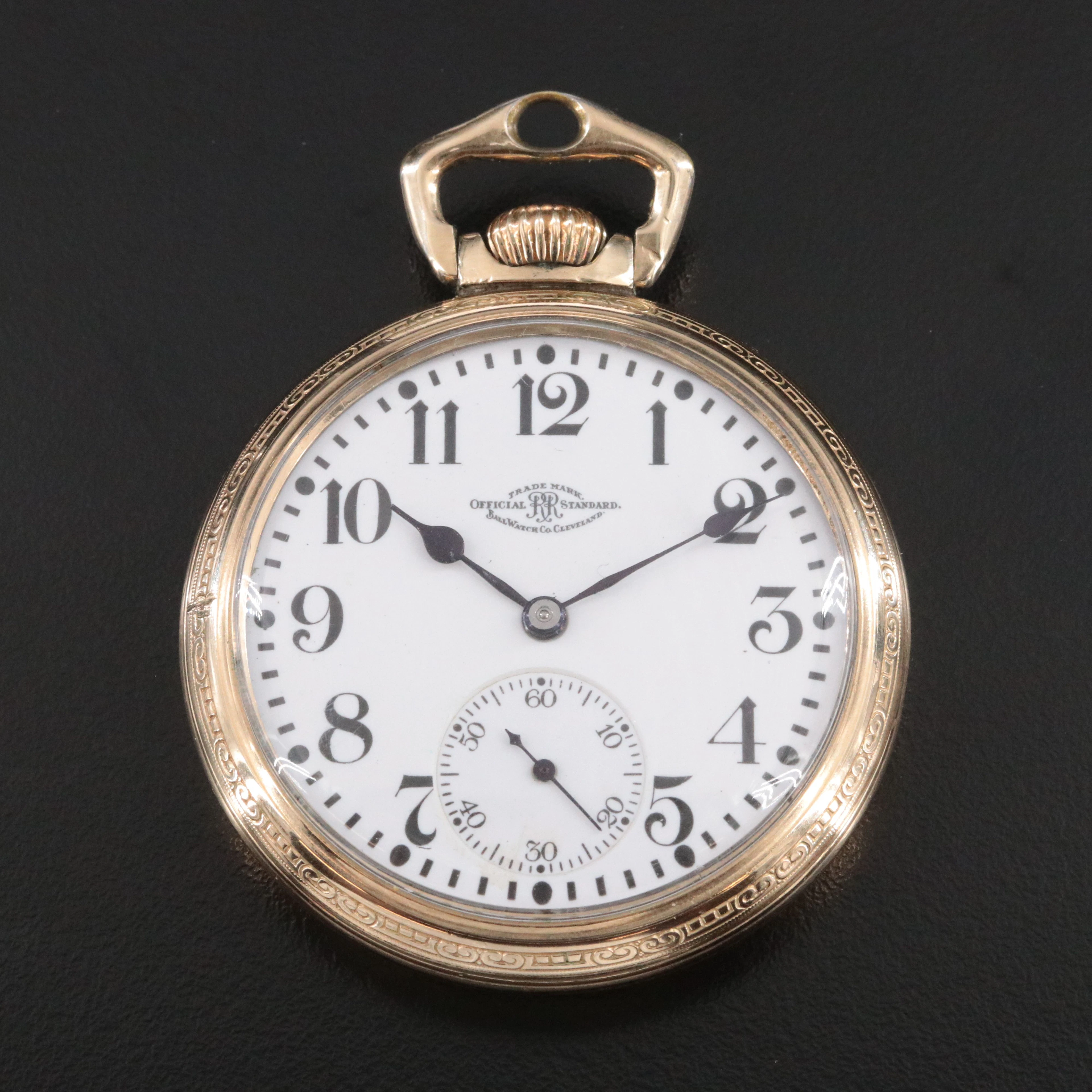 1910 Ball Watch Co. Cleveland Official Railroad Standard Pocket Watch