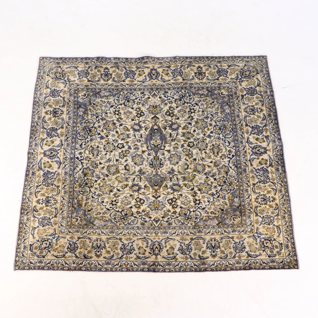 8'5 x 7'8 Hand-Knotted Persian Nain Style Carpet Runner