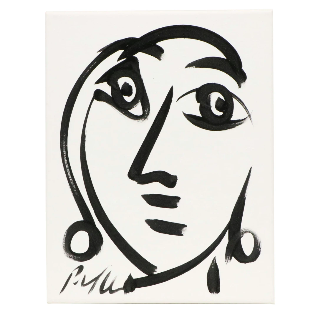 Peter Keil Portrait Acrylic Painting