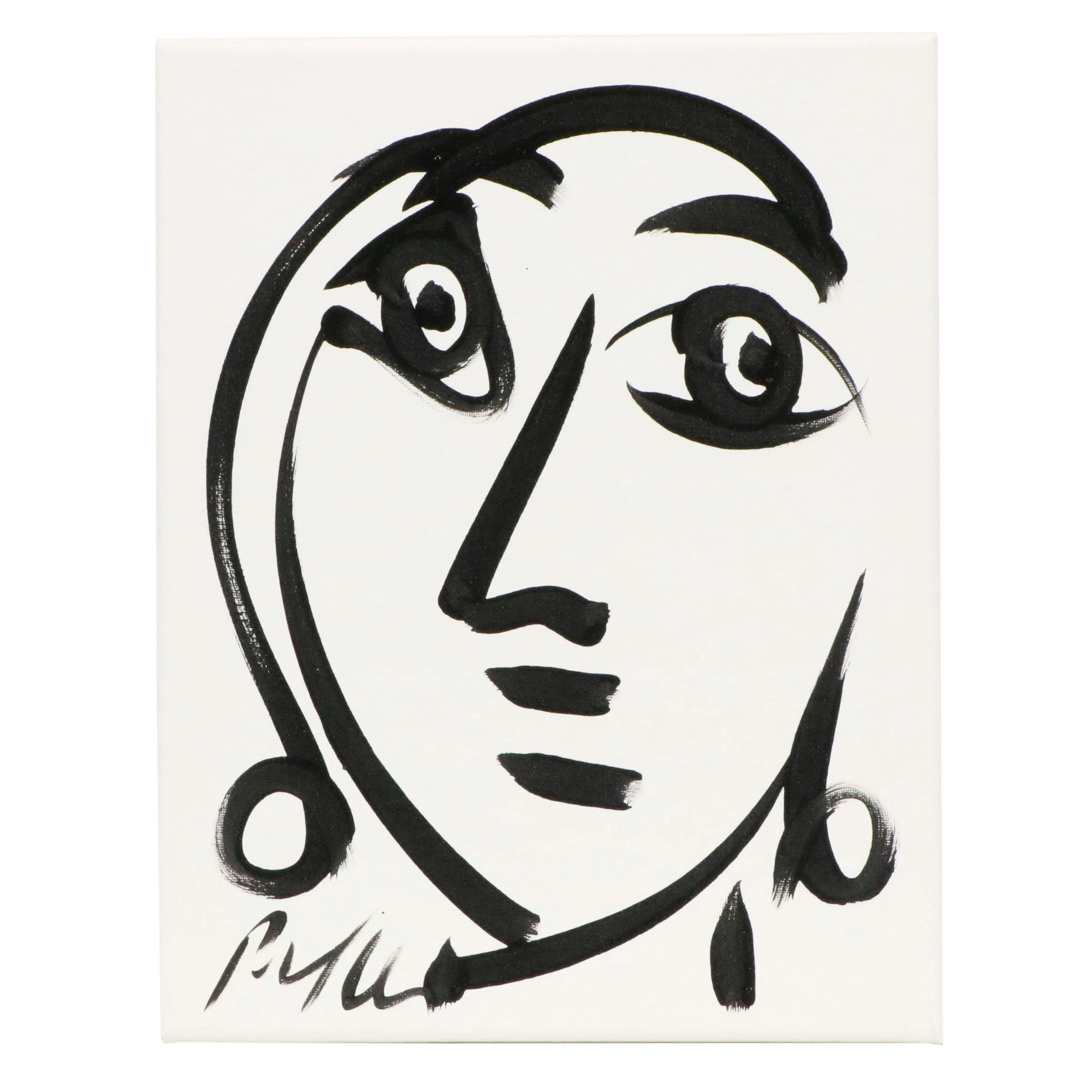 Peter Keil Portrait Acrylic Painting