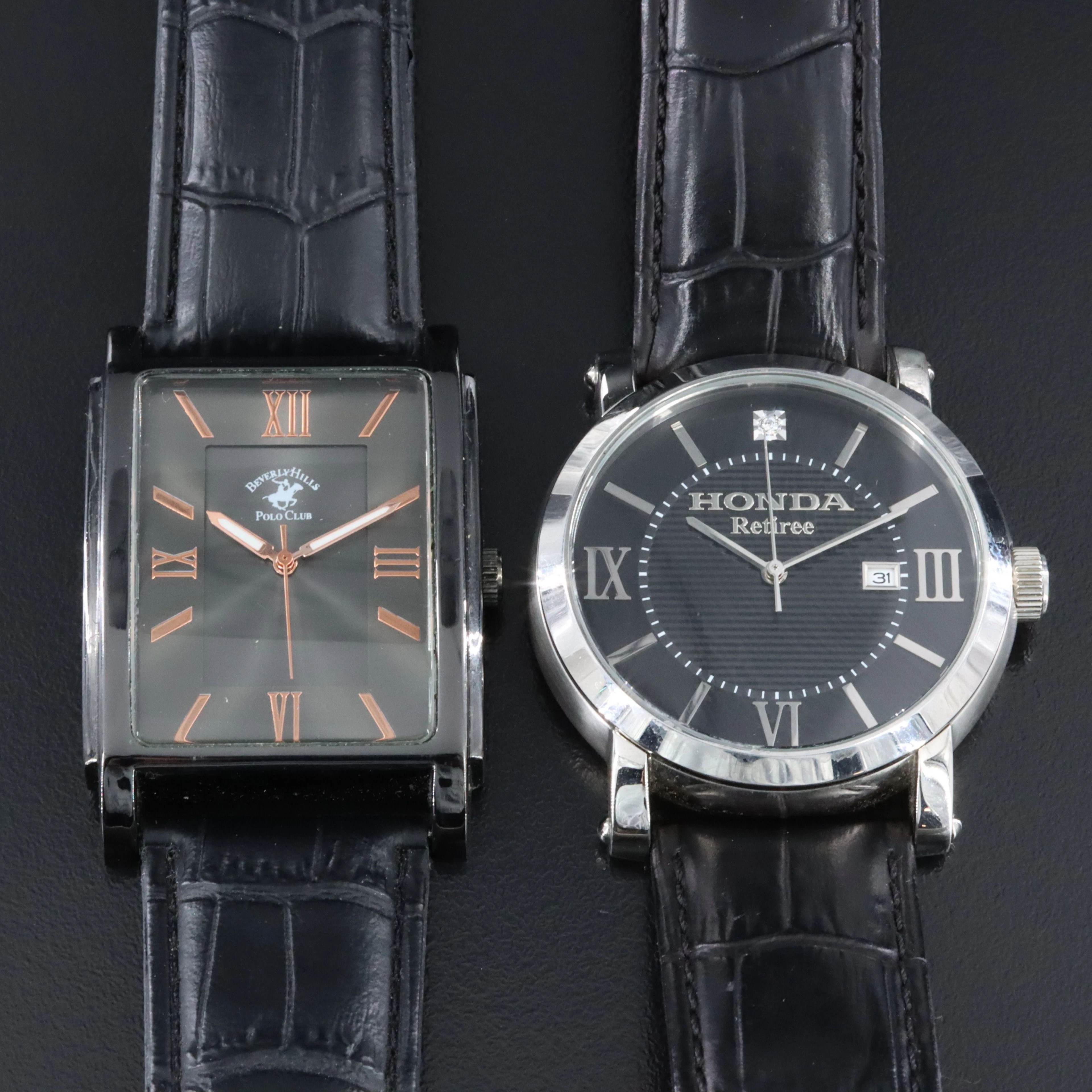 Beverly Hills Polo Club and Honda Award Stainless Steel Quartz Watches