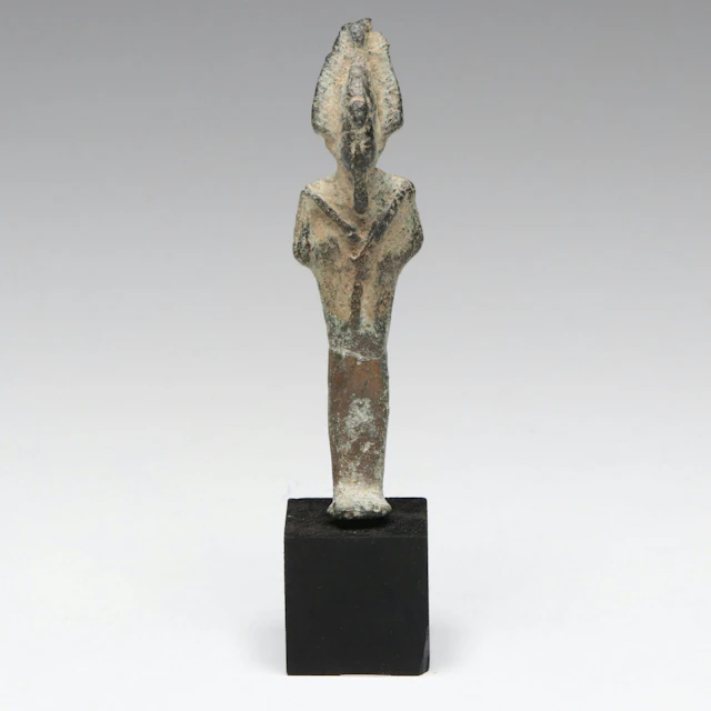 Egyptian Bronze Statuette of Osiris, Circa 664–332 BCE