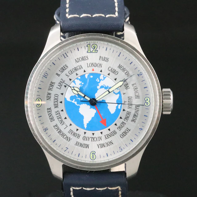 Zeno-Watch Basel Pilot GMT World Timer Swiss Automatic Watch