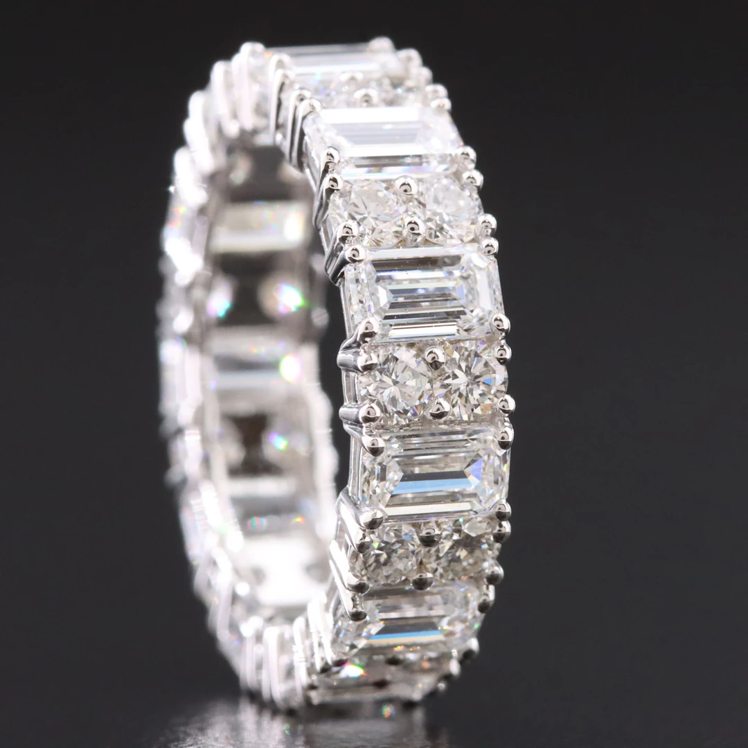 14K 4.98 CTW Lab Grown Diamond Eternity Band