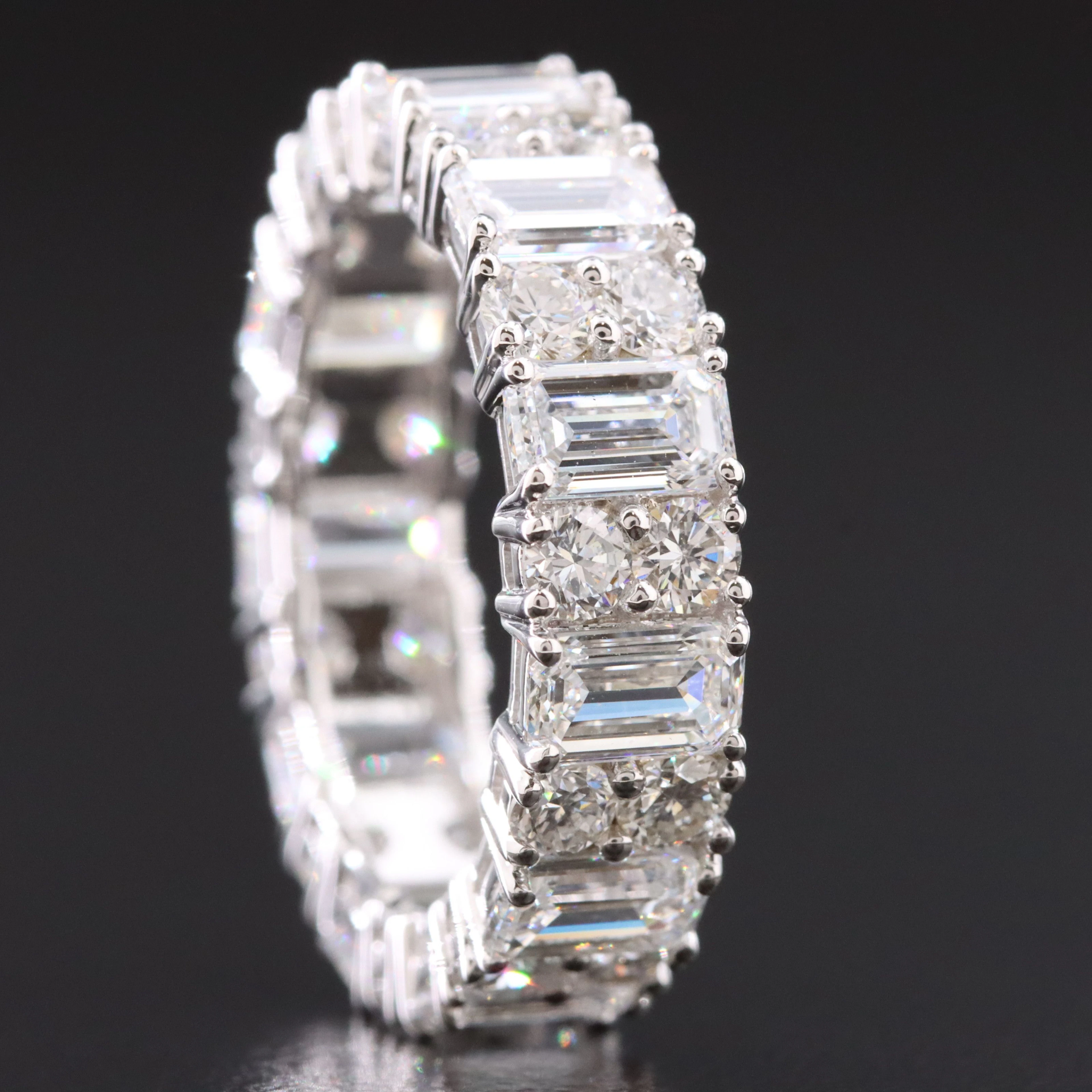14K 4.98 CTW Lab Grown Diamond Eternity Band