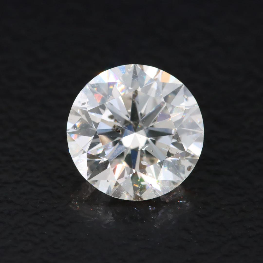 Loose 2.09 CT Faint Brown Diamond with GIA Report