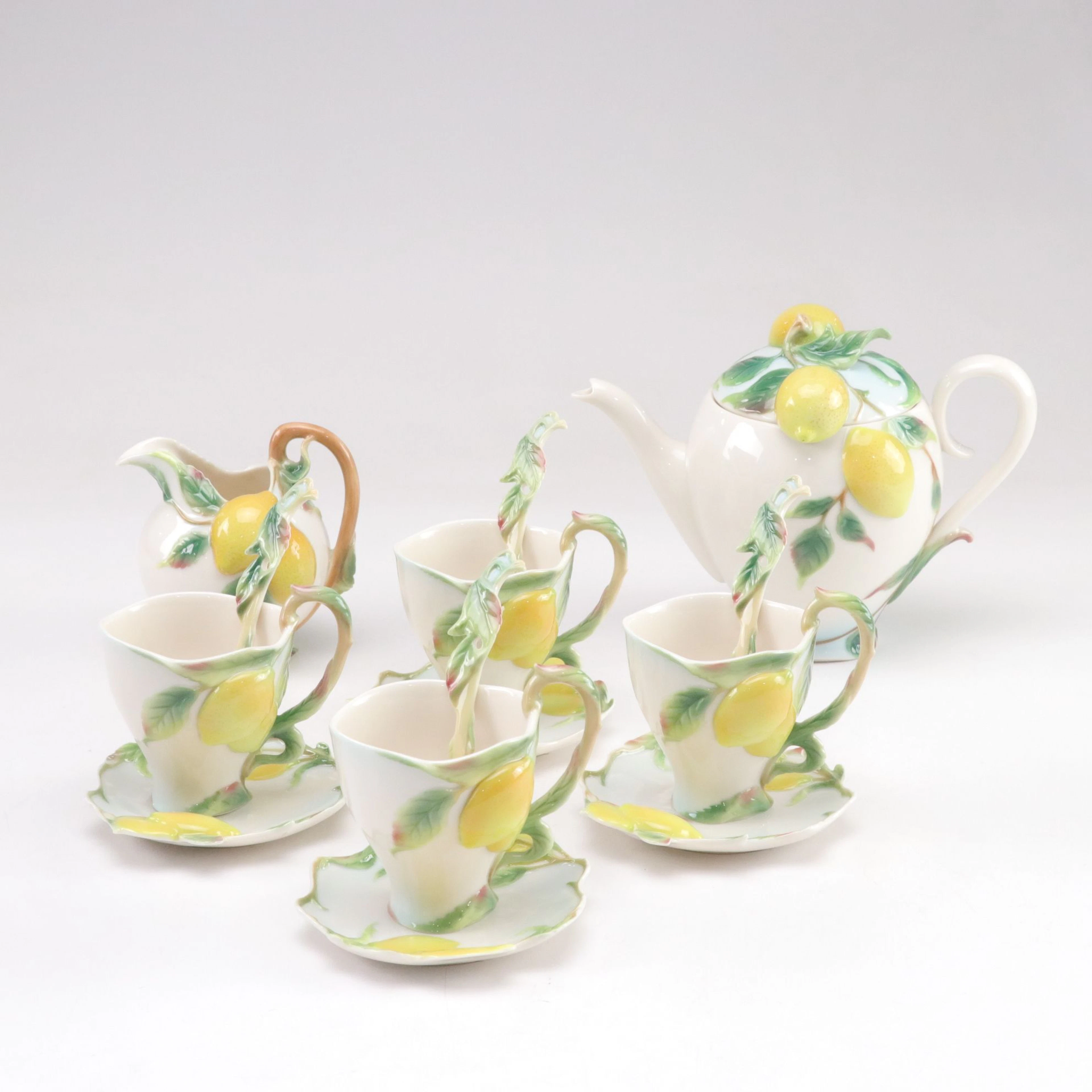 Franz Collection "Lemon Floral" Tea Set