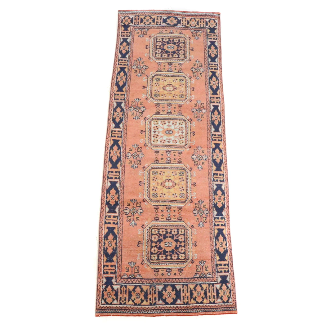 4'2 x 11'11 Turkish Anatolian Long Rug