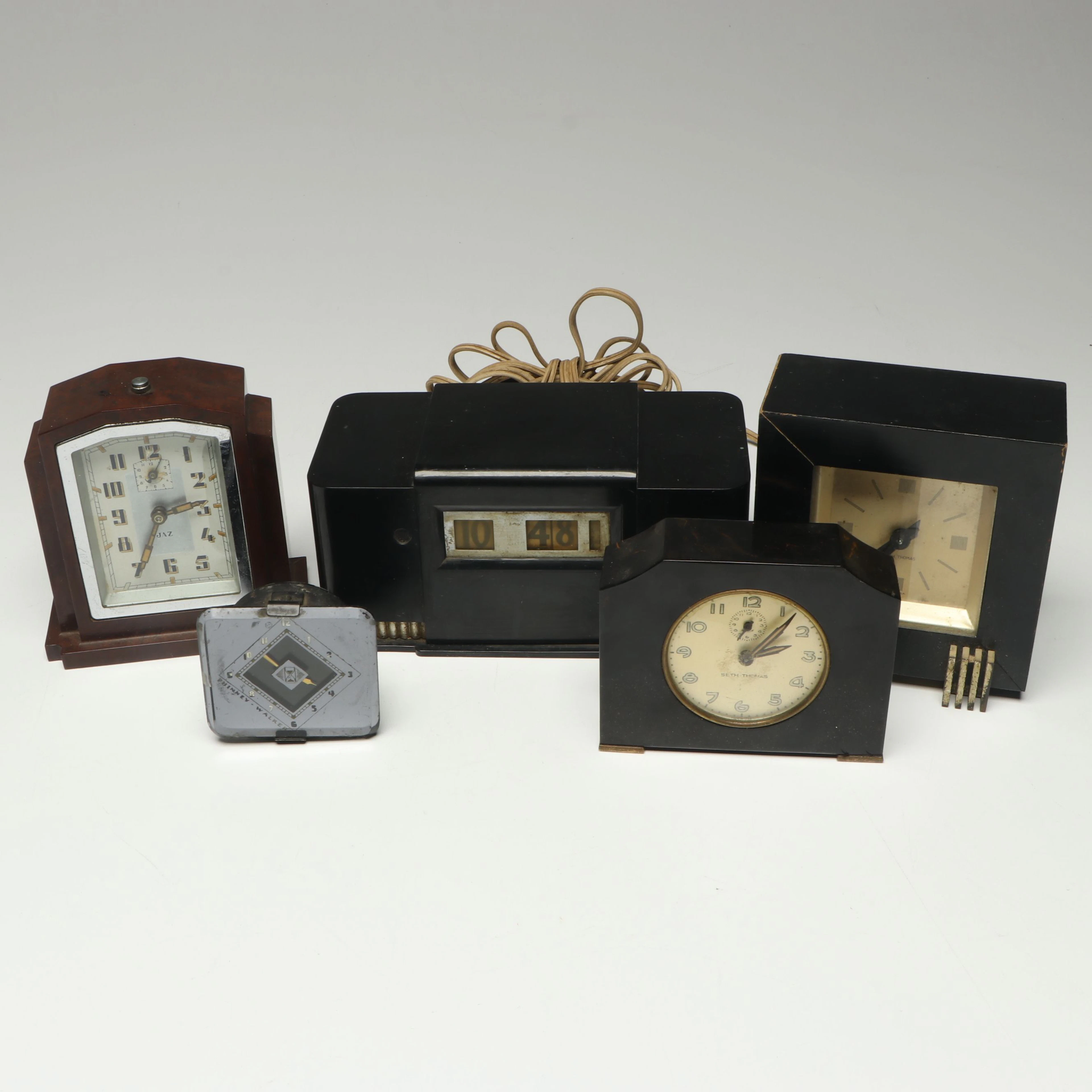 Vintage Seth Thomas, Jaz and More Clocks